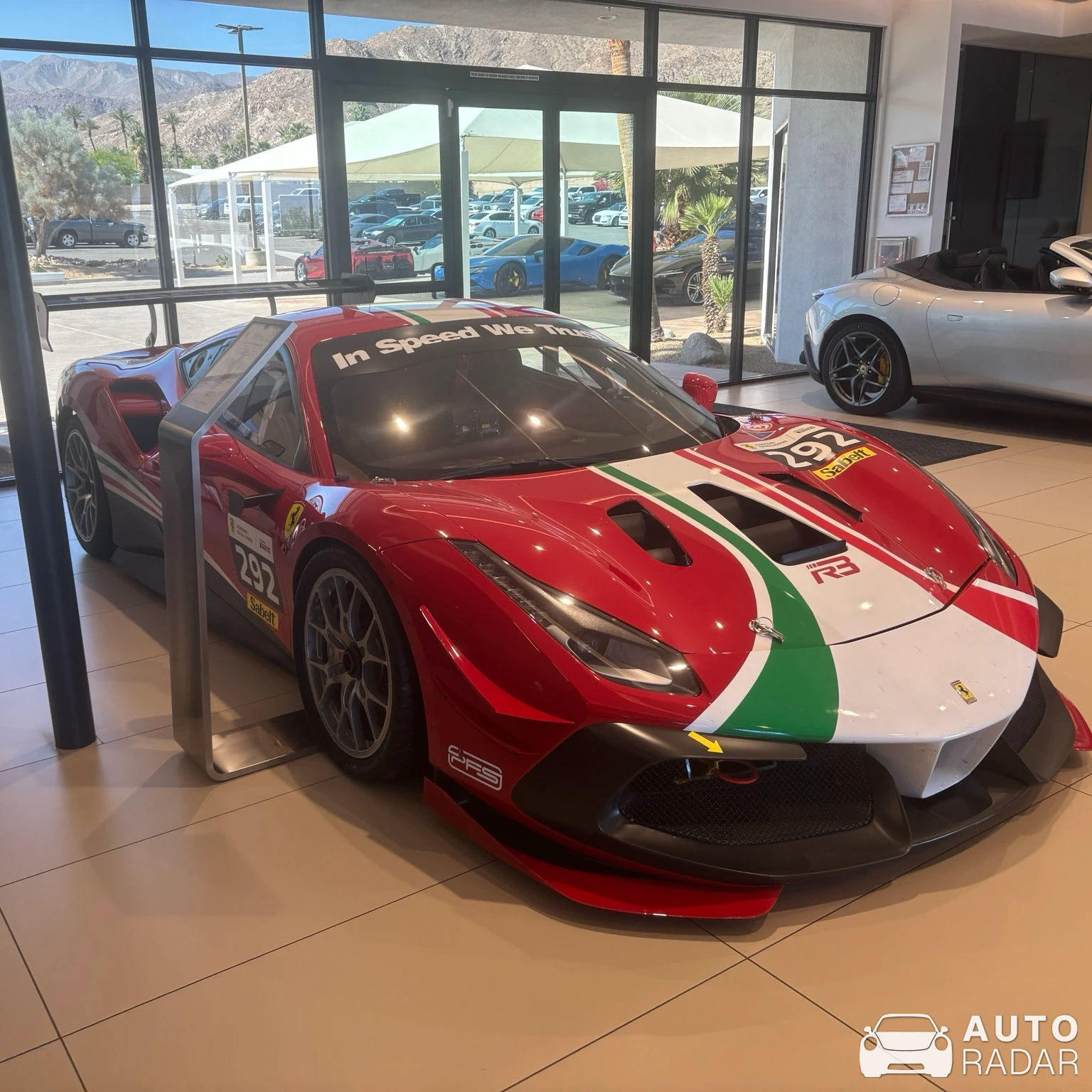 Ferrari 488 Challenge EVO spotted in Palm Springs