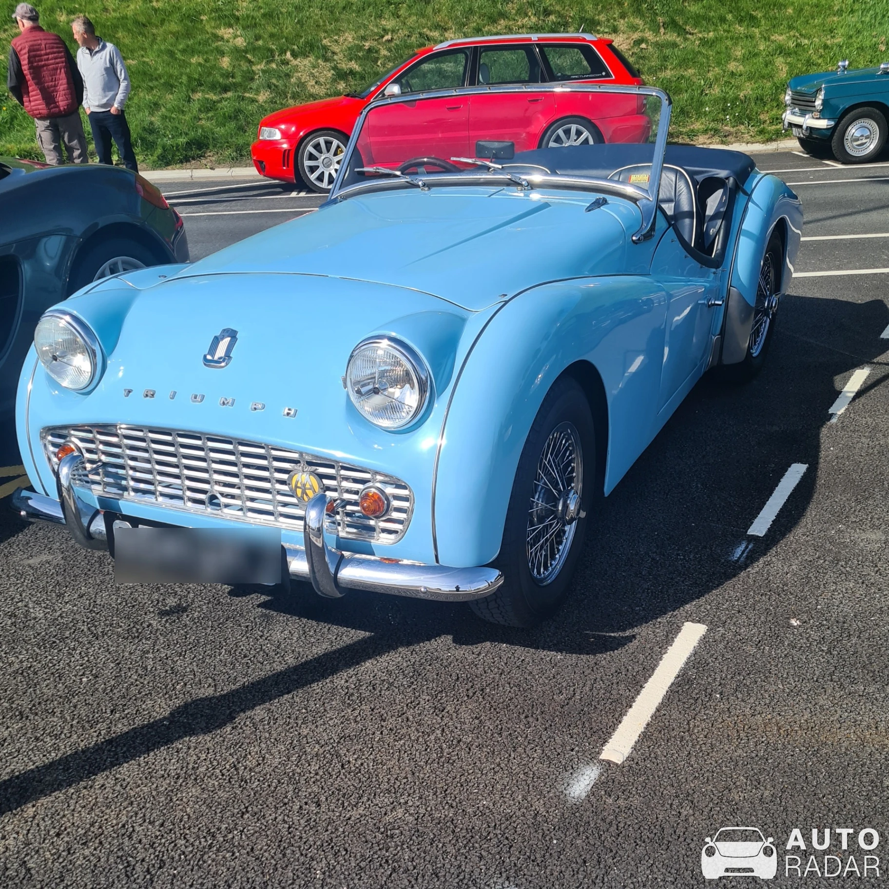Triumph TR3 spotted in Rhos on Sea, United Kingdom