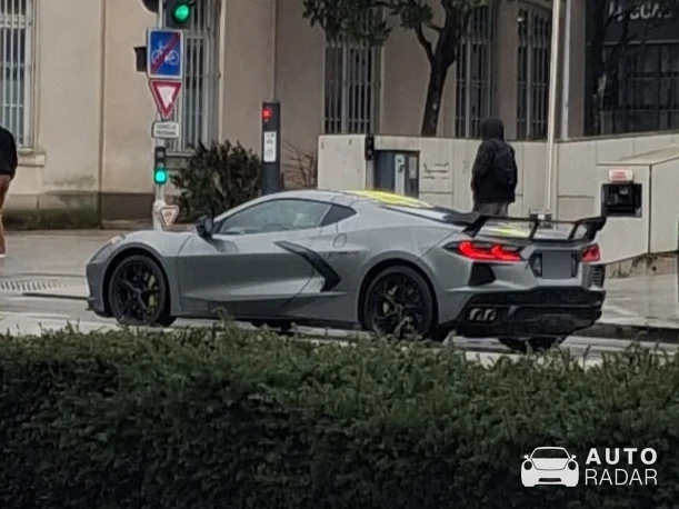 Chevrolet Corvette C8.R spotted in Angers