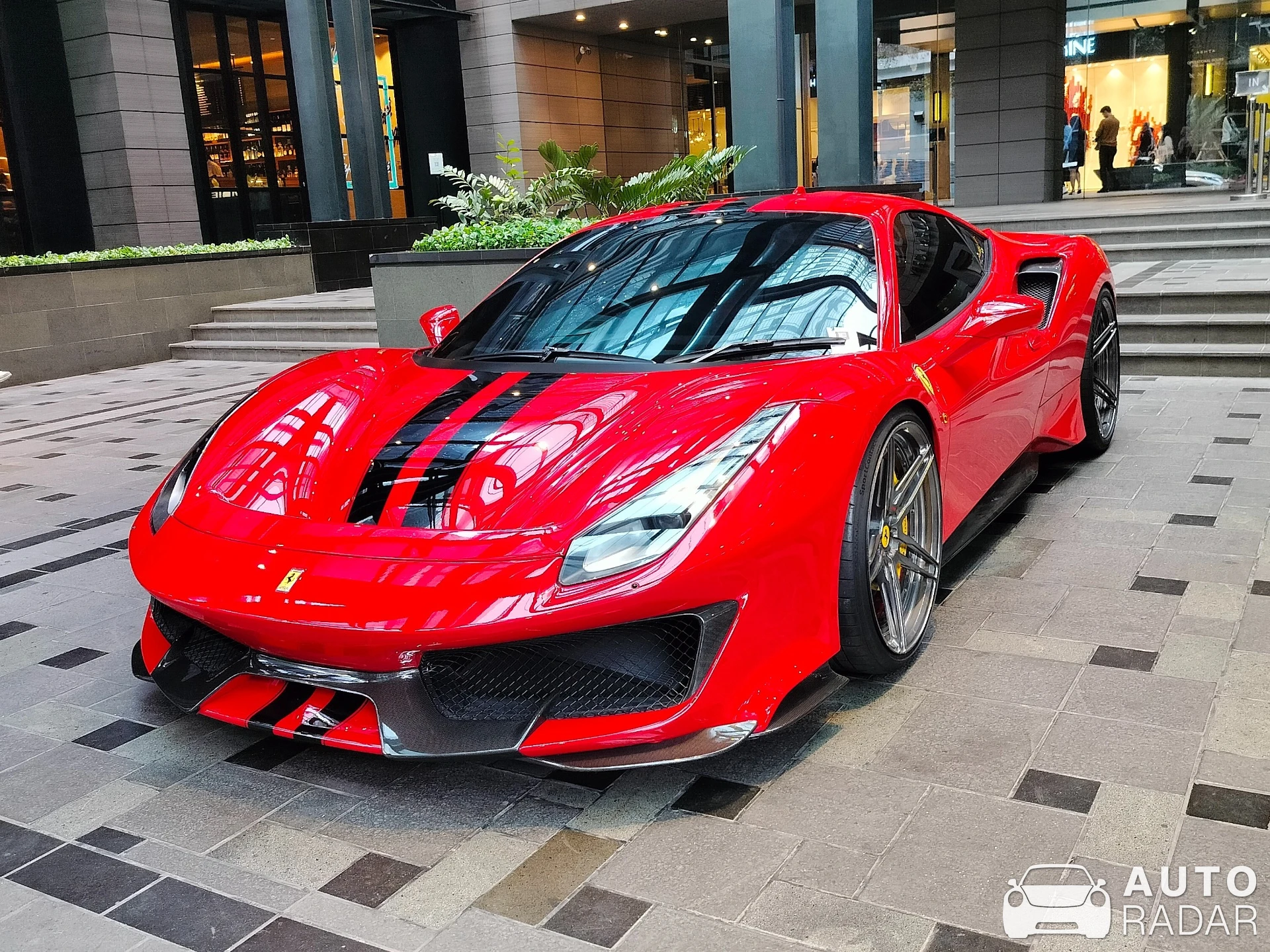 Ferrari 488 Pista spotted in Kota Jakarta Selatan, Indonesia
