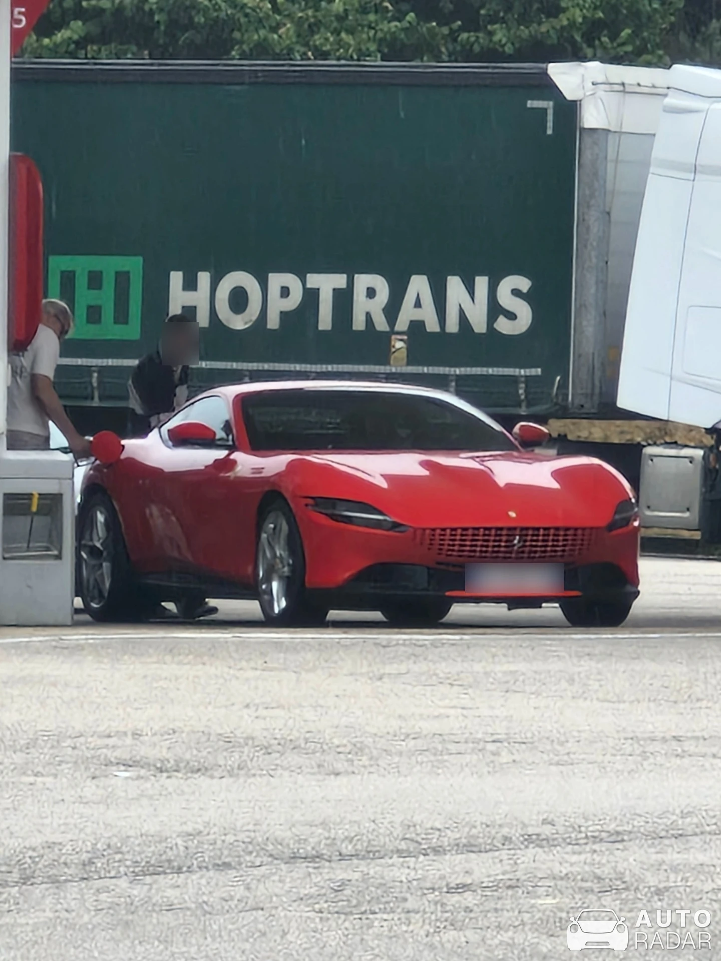 Ferrari Roma spotted in Limoges