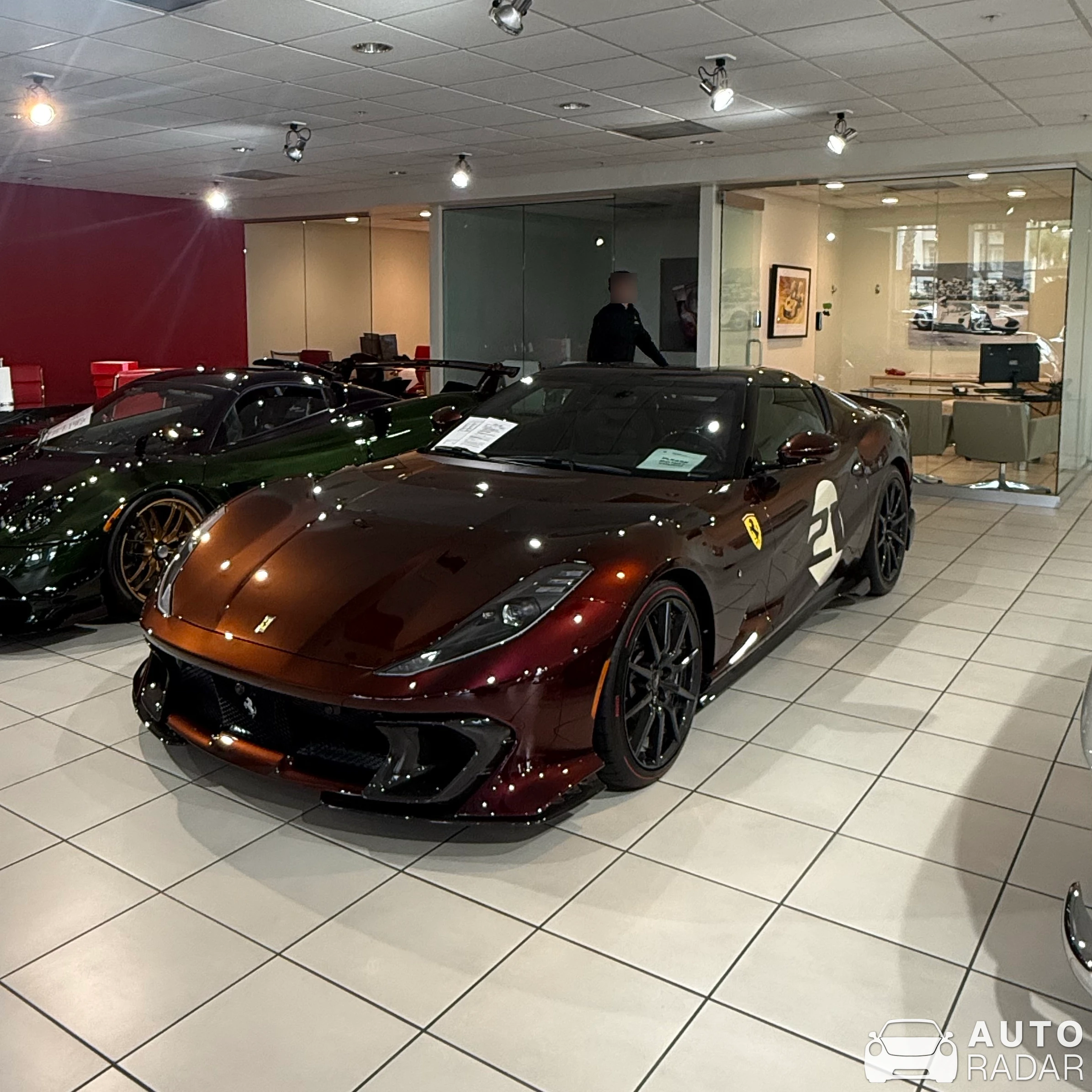 Ferrari 812 Competizione A Cavalcade 10th Anniversary Edition spotted in Newport Beach