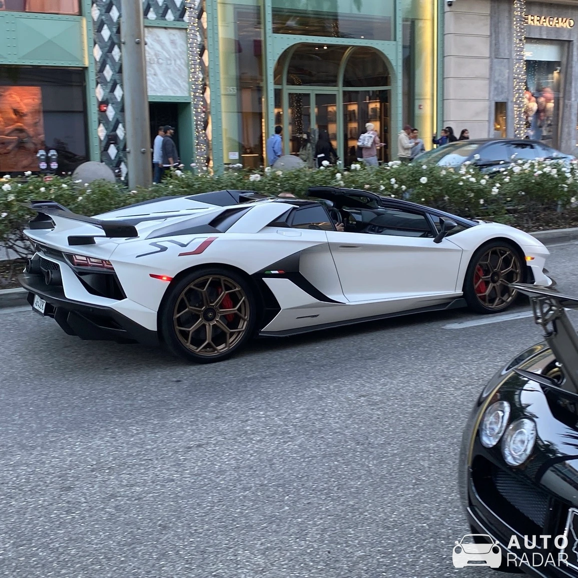 Lamborghini Aventador LP770-4 SVJ Roadster spotted in Beverly Hills, United States