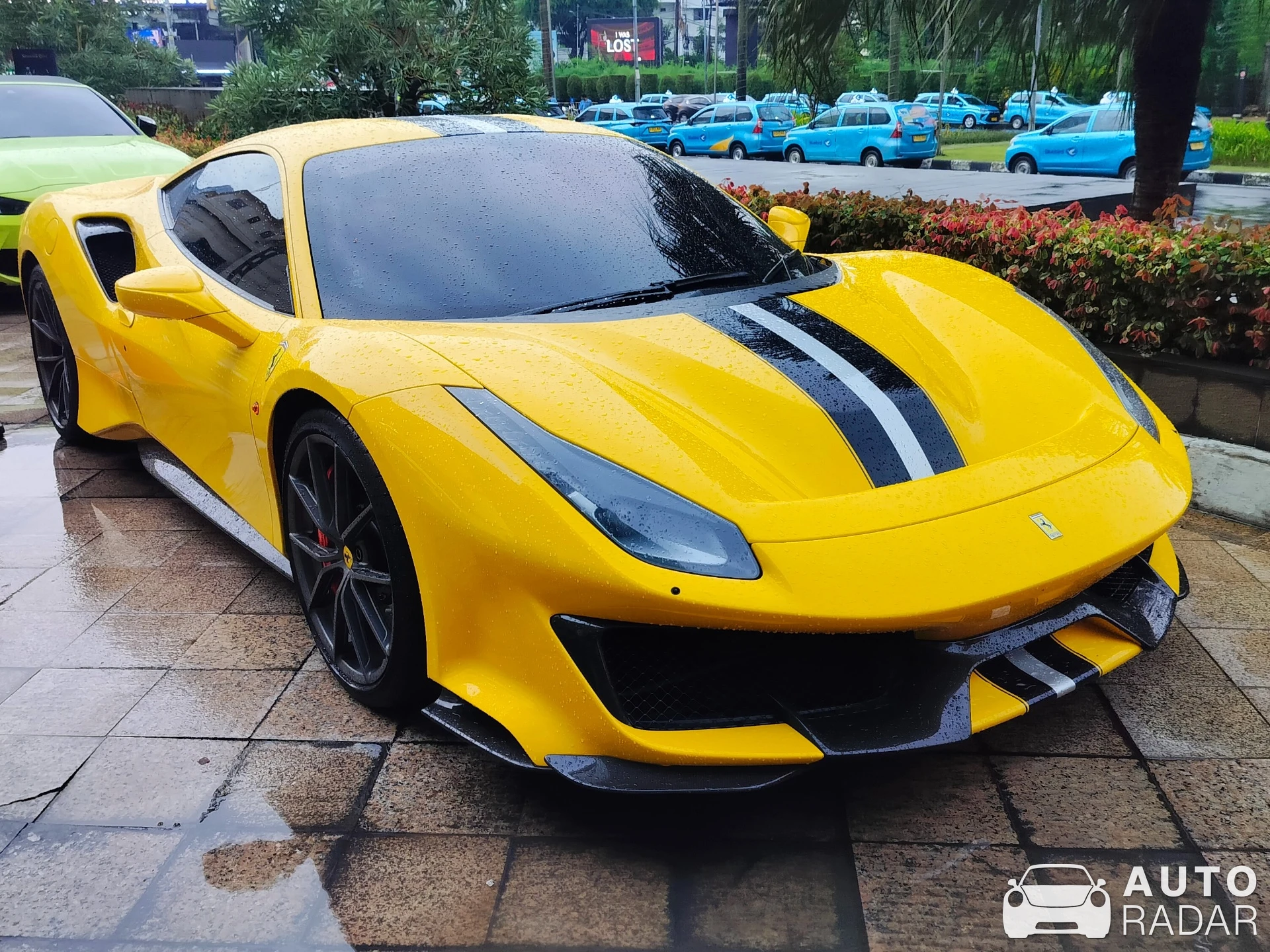 Ferrari 488 Pista spotted in Kota Jakarta Pusat, Indonesia