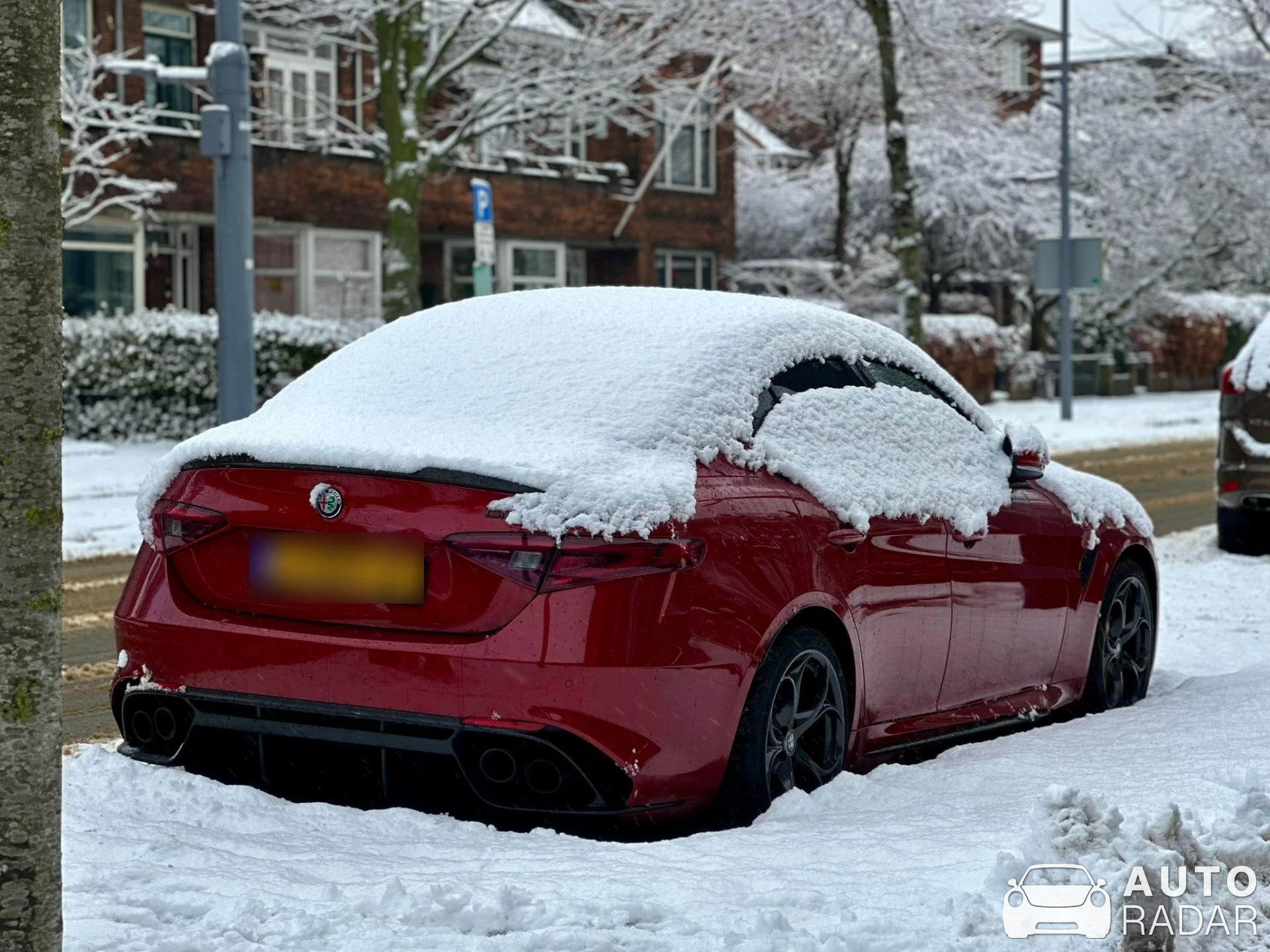 Alfa Romeo Giulia Quadrifoglio spotted in Rotterdam, Netherlands