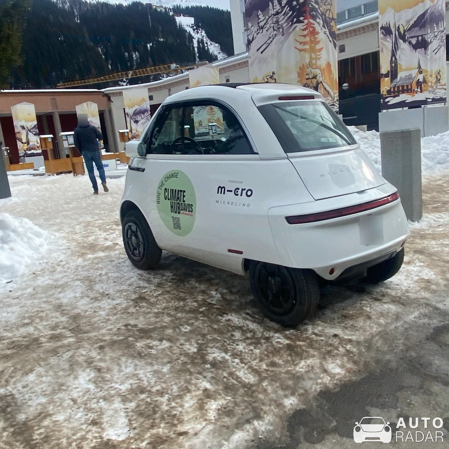 Micro Microlino spotted in Davos, Schweiz