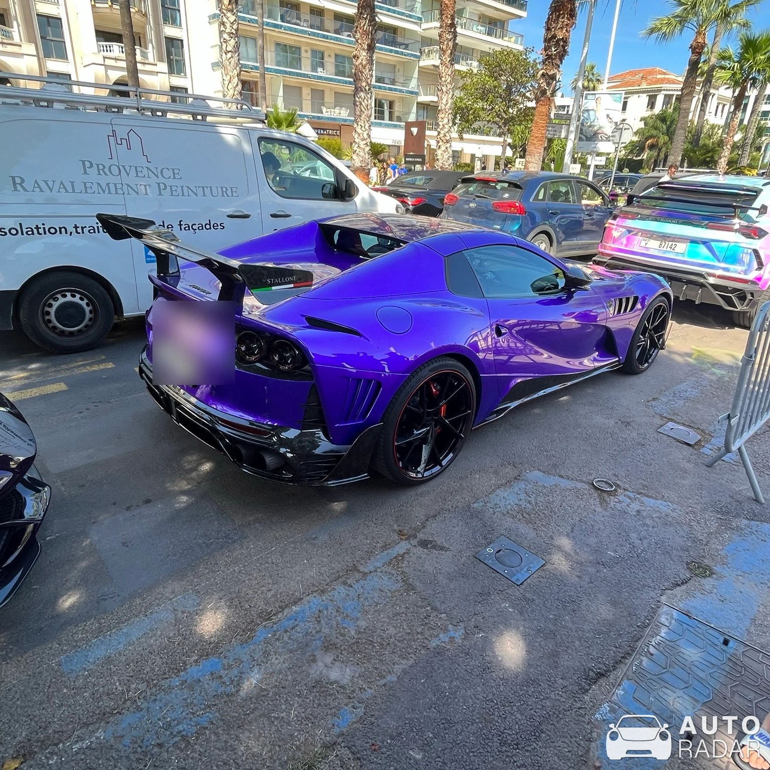 Ferrari 812 Superfast Mansory Stallone spotted in Cannes