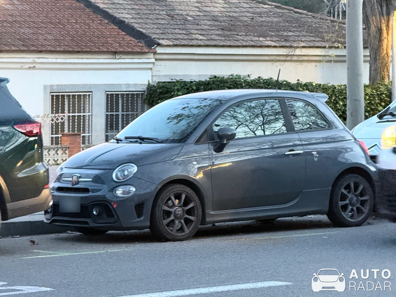 Abarth 595 spotted in Barcelona, Spain