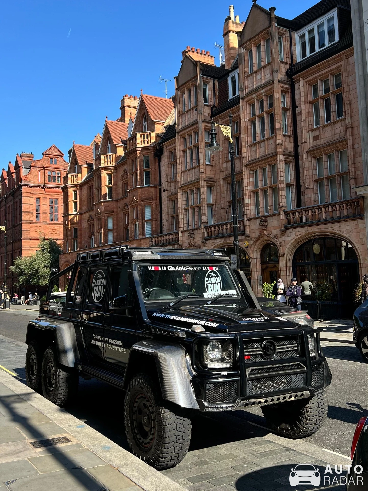Mercedes-Benz G 63 AMG 6x6 Brabus spotted in London