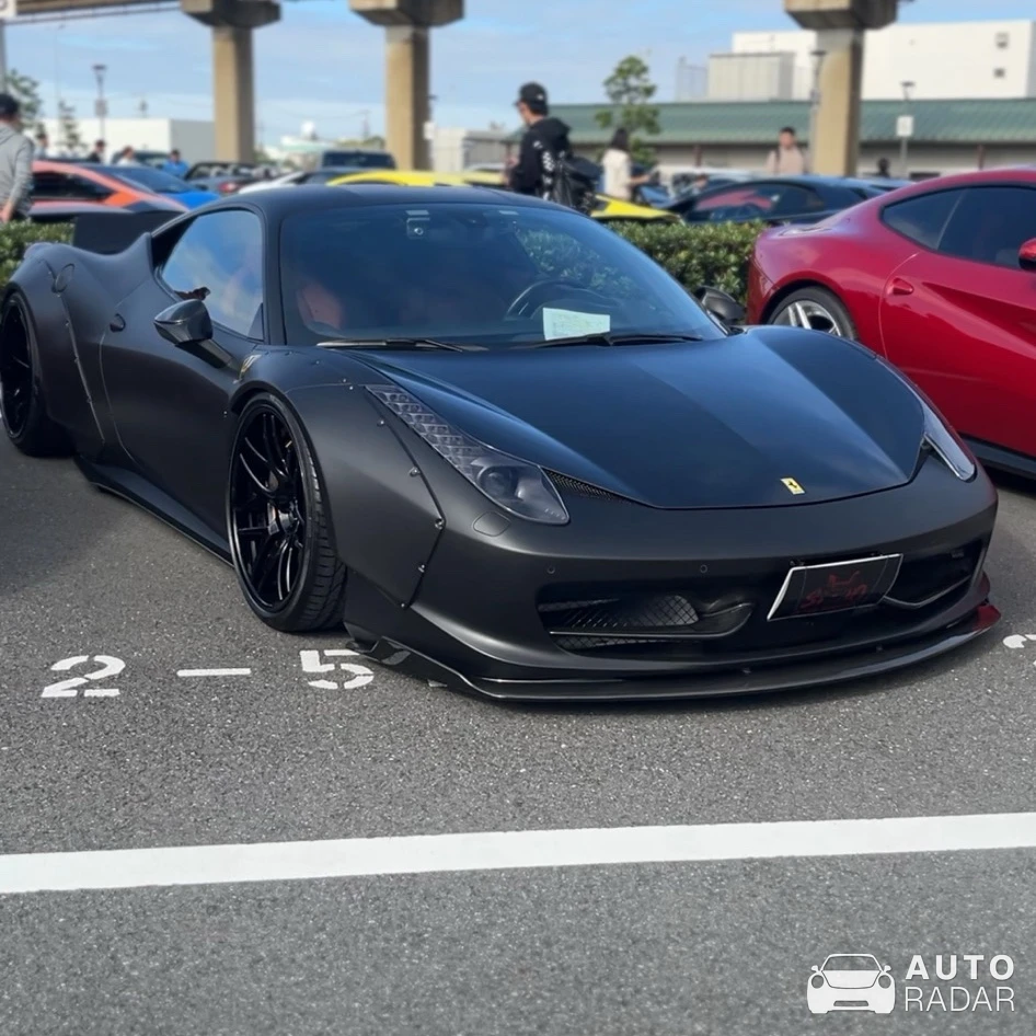 Ferrari 458 Spider Liberty Walk Widebody spotted in Ota City