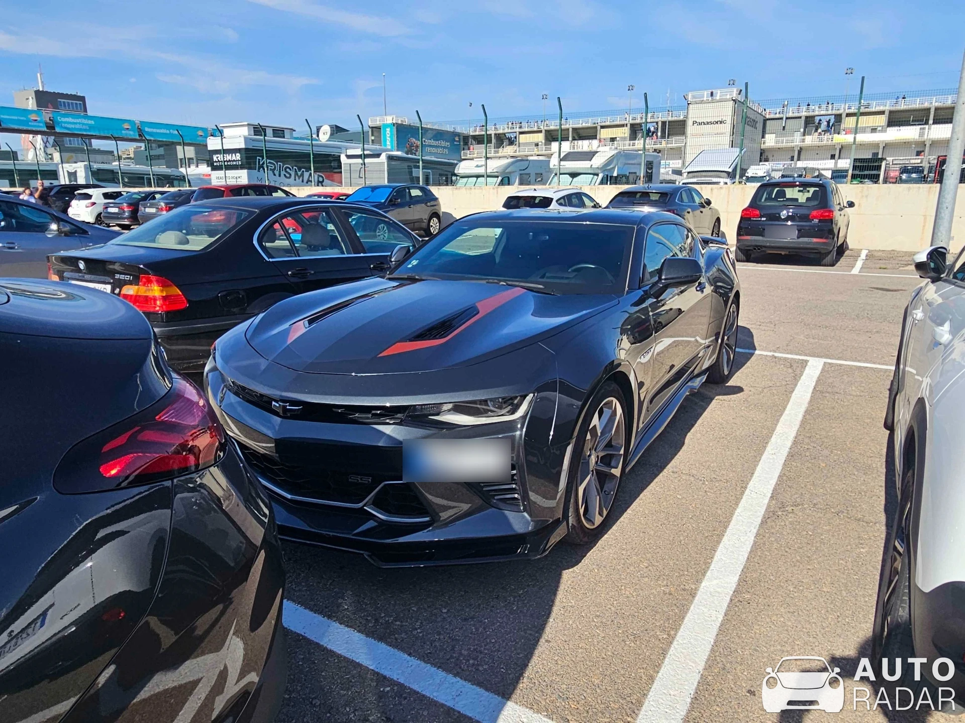 Chevrolet Camaro SS spotted in Cheste, Spain