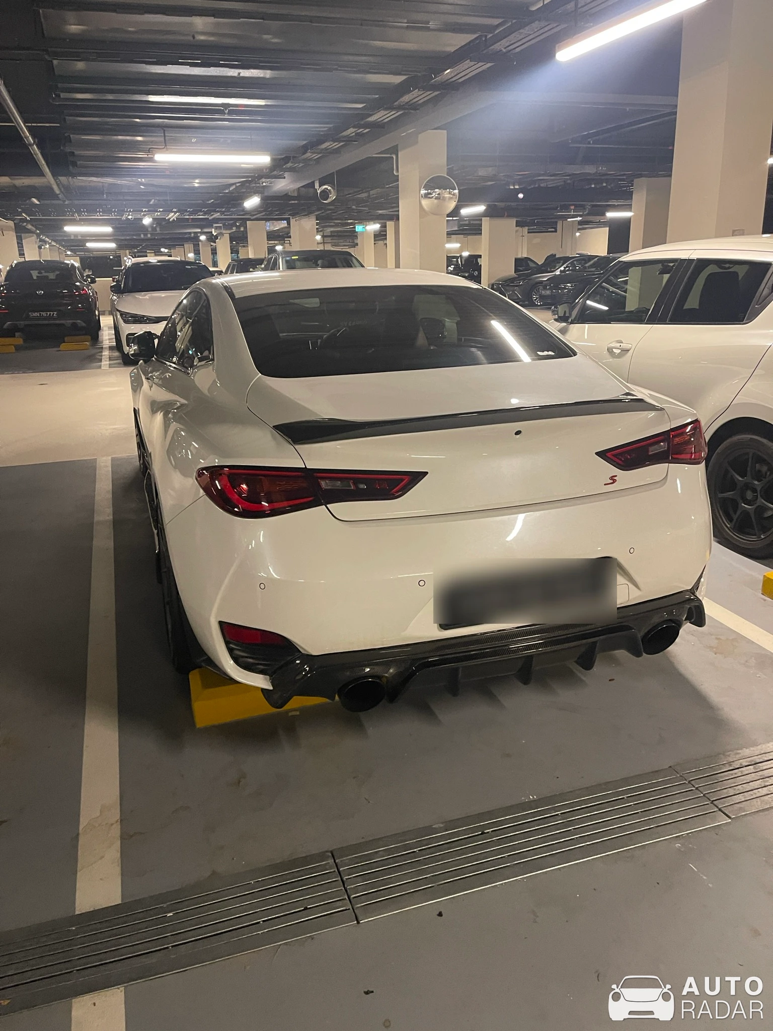 Infiniti Q60 S spotted in Singapore