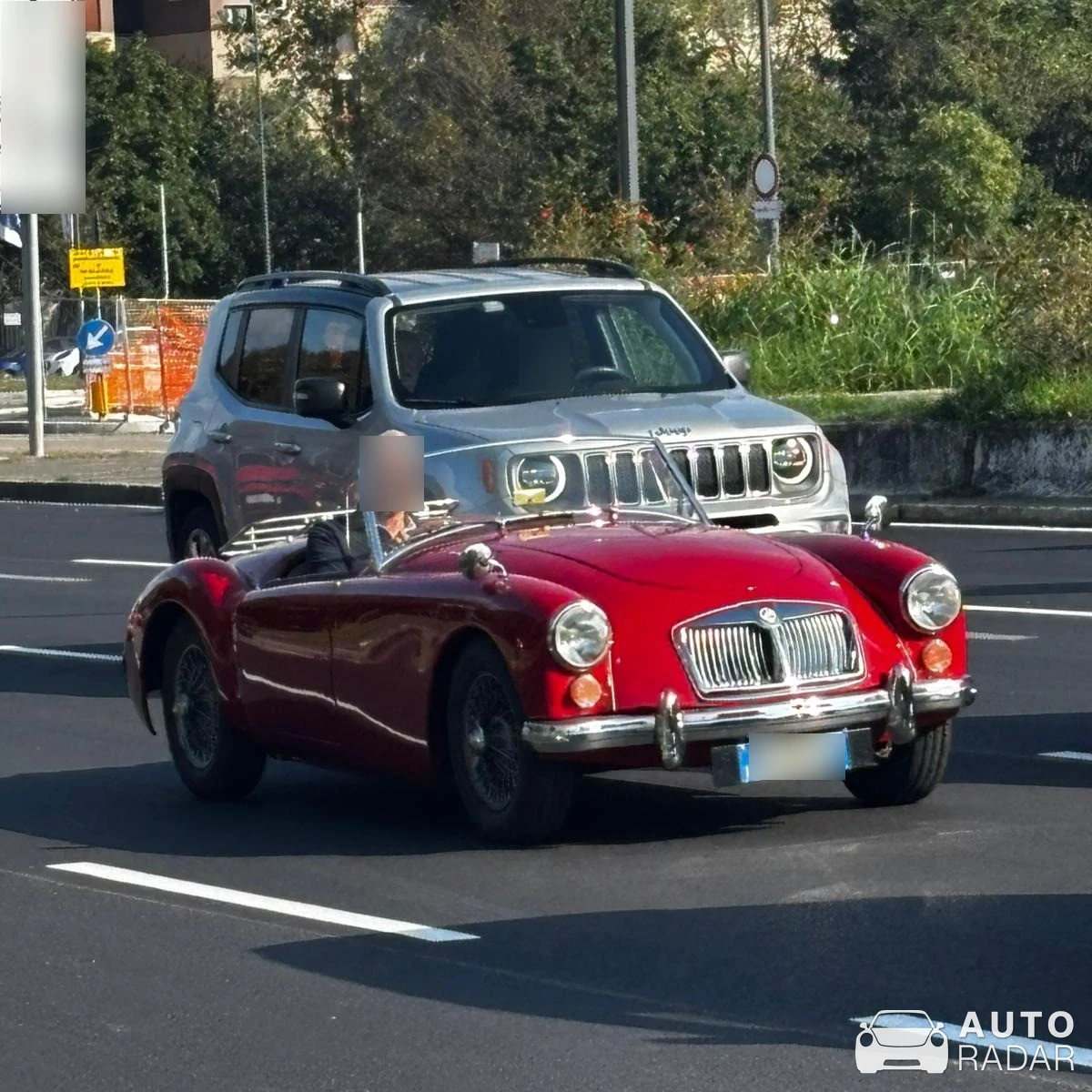 MG MGA spotted in Bisceglie, Italy