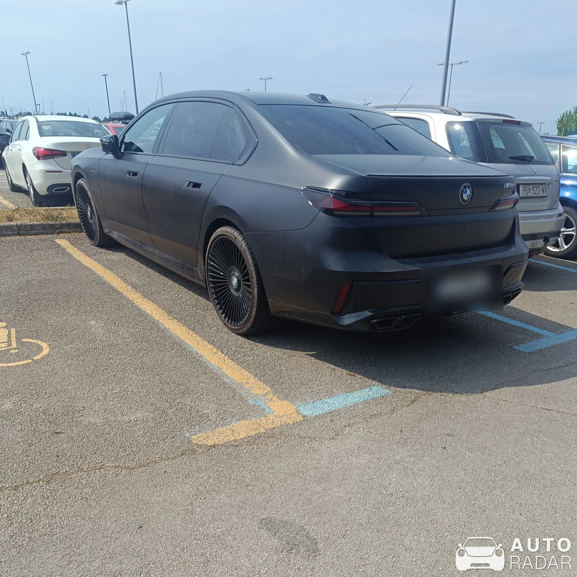 BMW M760i xDrive spotted in Trieste