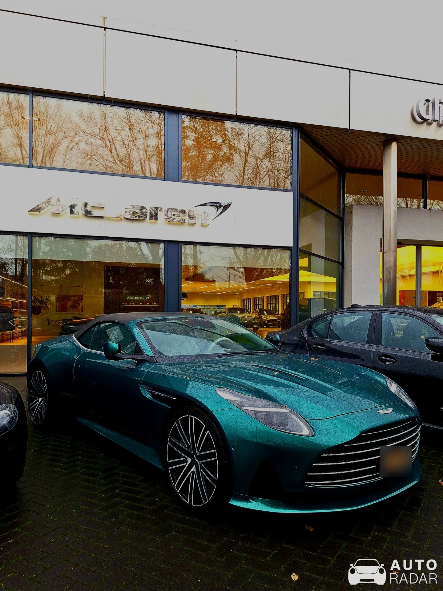 Aston Martin DB12 Volante spotted in Eindhoven, Netherlands