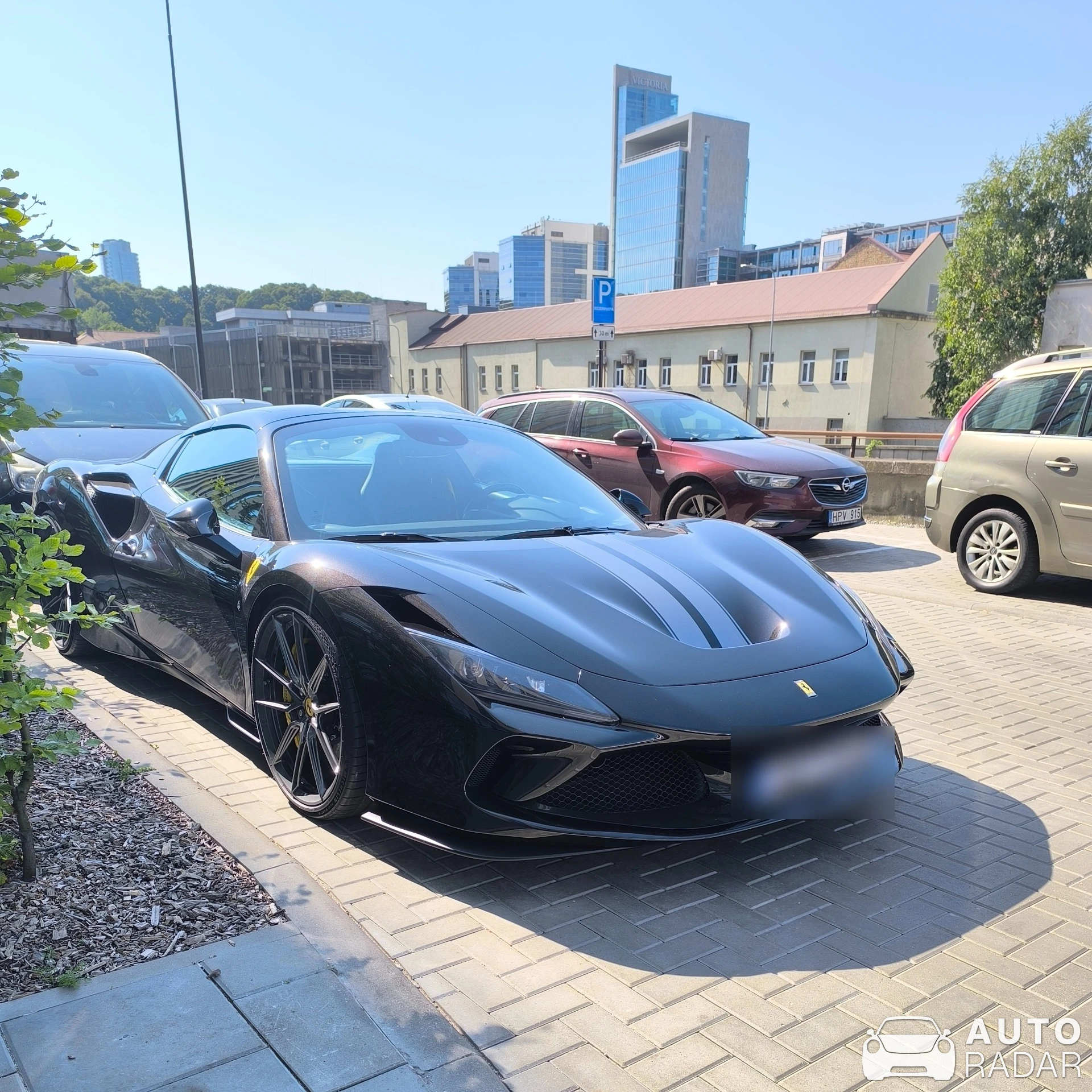 Ferrari F8 Spider Novitec Rosso spotted in Vilnius