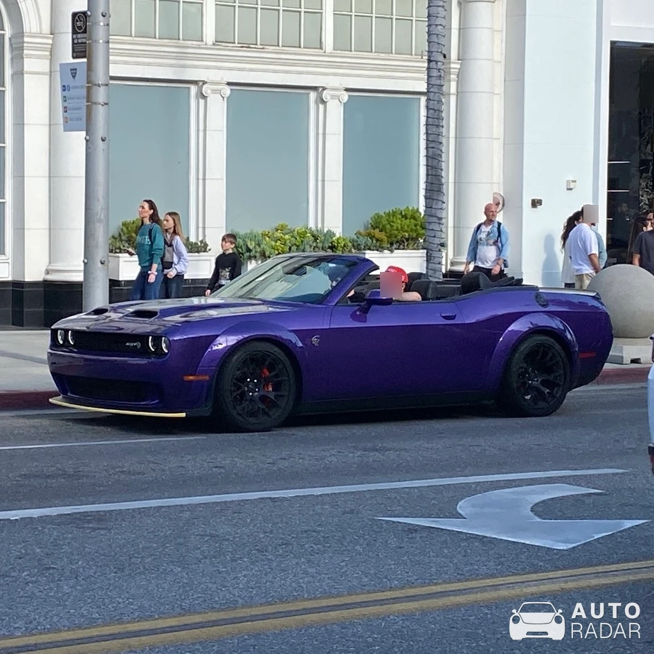 Dodge Challenger SRT Hellcat Convertible spotted in Beverly Hills