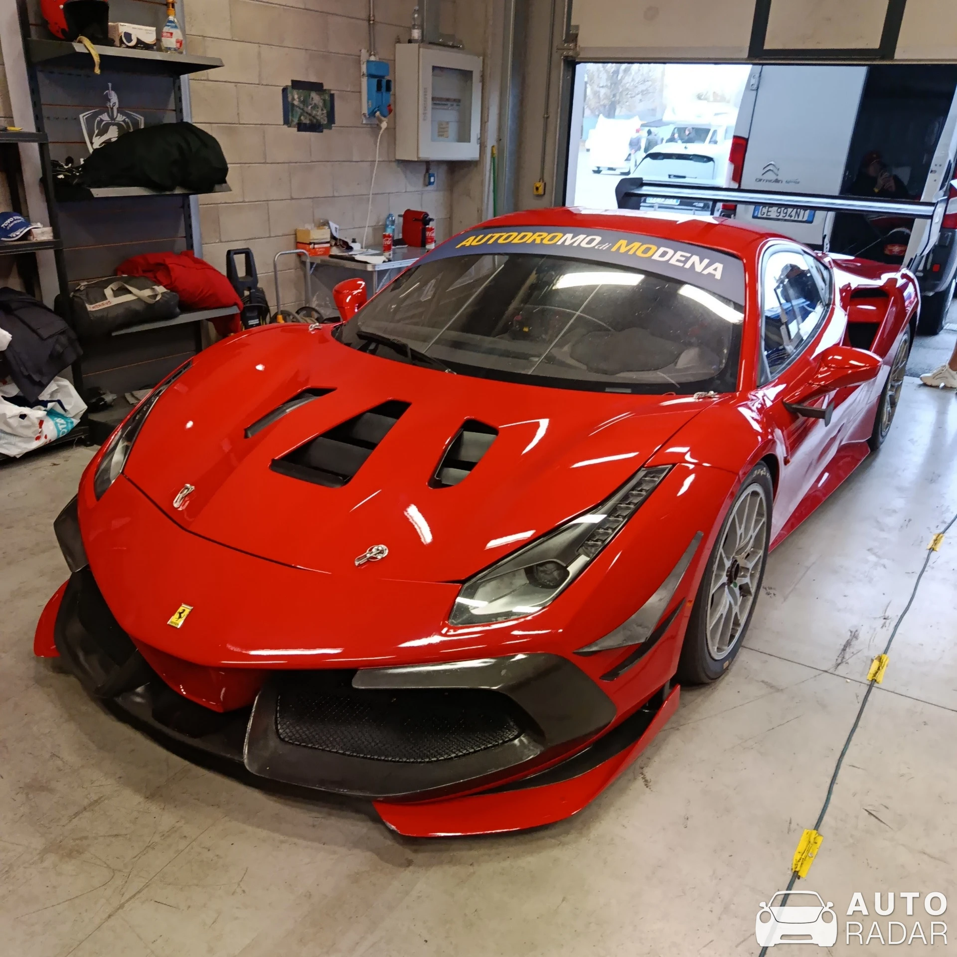 Ferrari 488 GT3 Evo 2020 spotted in Modena