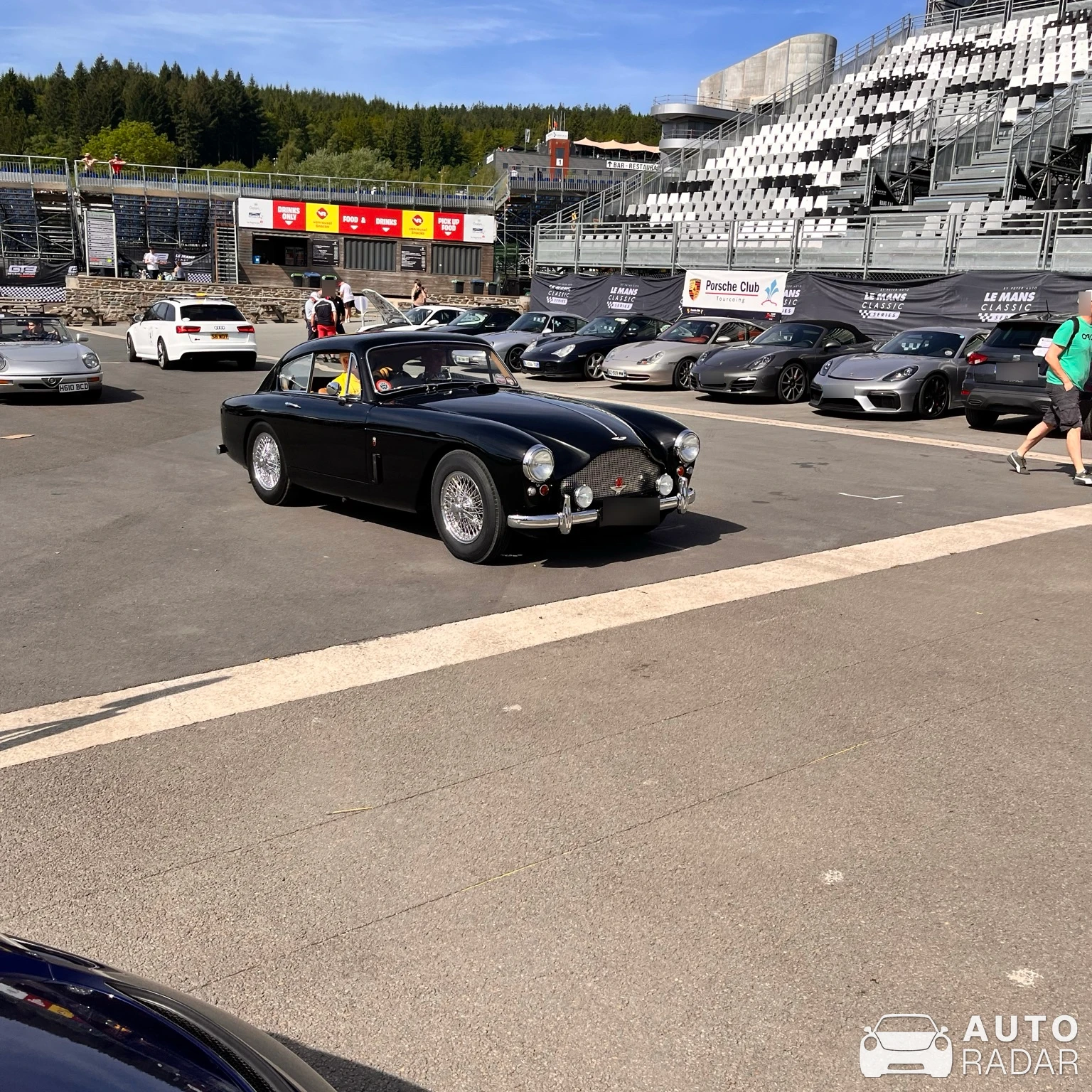 Aston Martin DB4 spotted in Stavelot