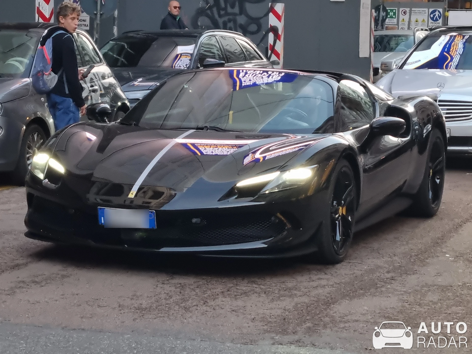 Ferrari 296 GTS spotted in Milano, Italia