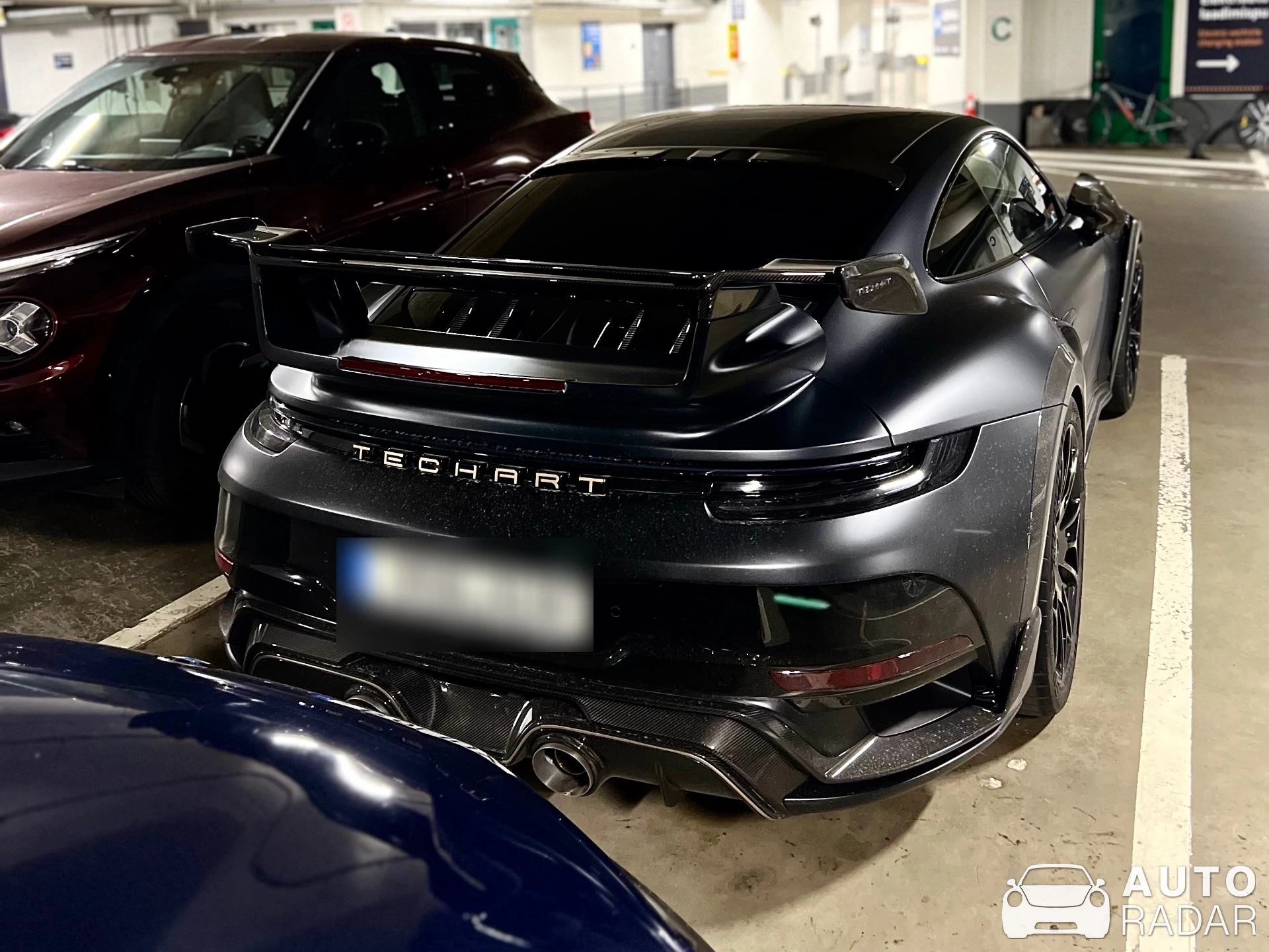 Porsche TechArt 992 GTstreet R Monochrome spotted in Tallinn
