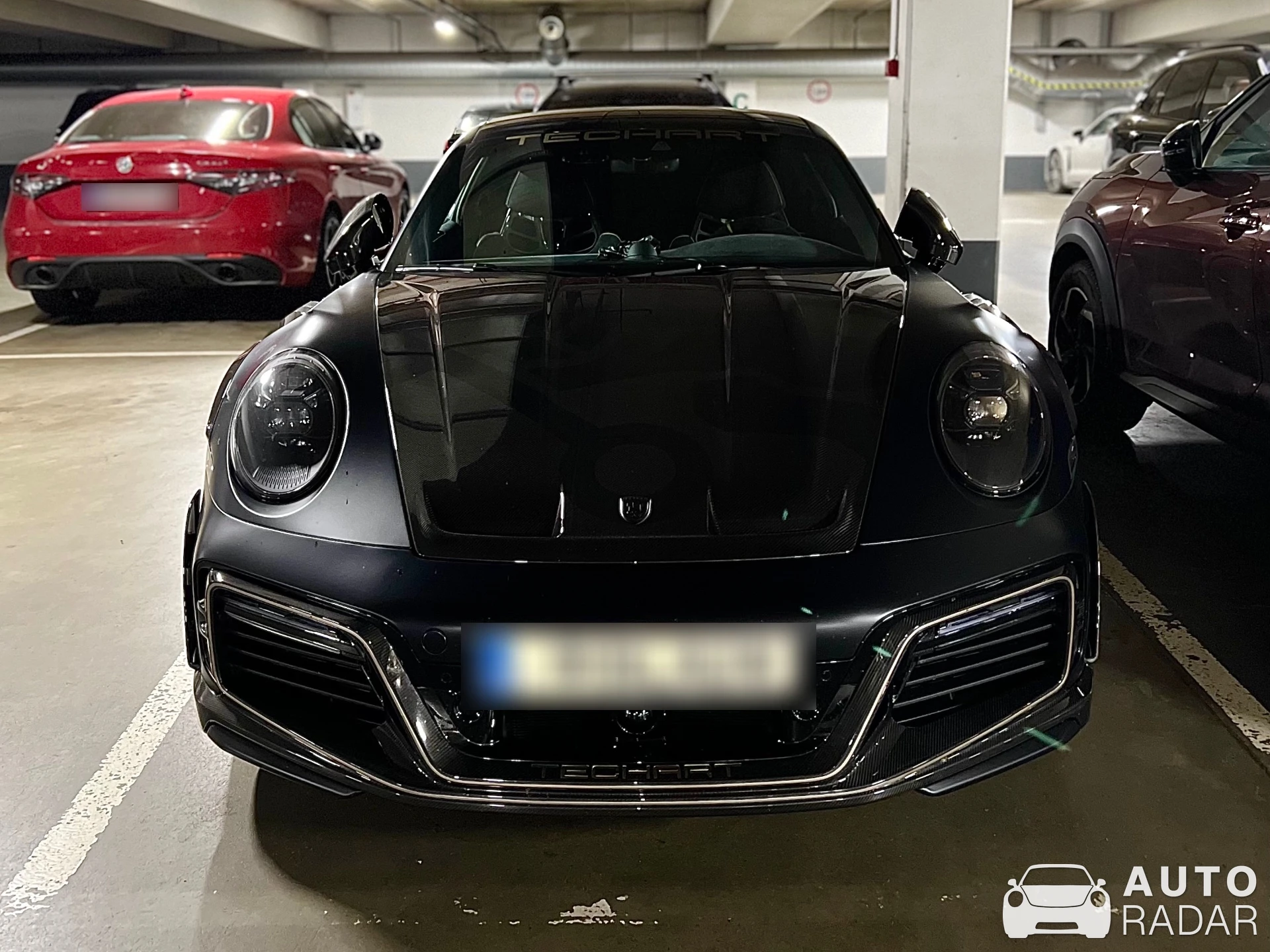 Porsche TechArt 992 GTstreet R Monochrome spotted in Tallinn, Estonia