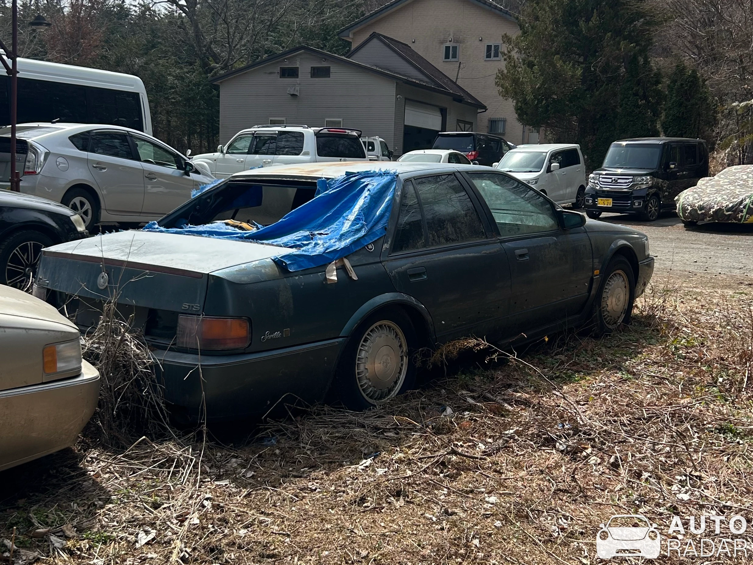 Cadillac STS spotted in Fujiyoshida