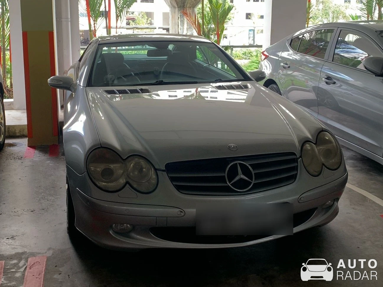 Mercedes-Benz SLK 300 spotted in Singapore