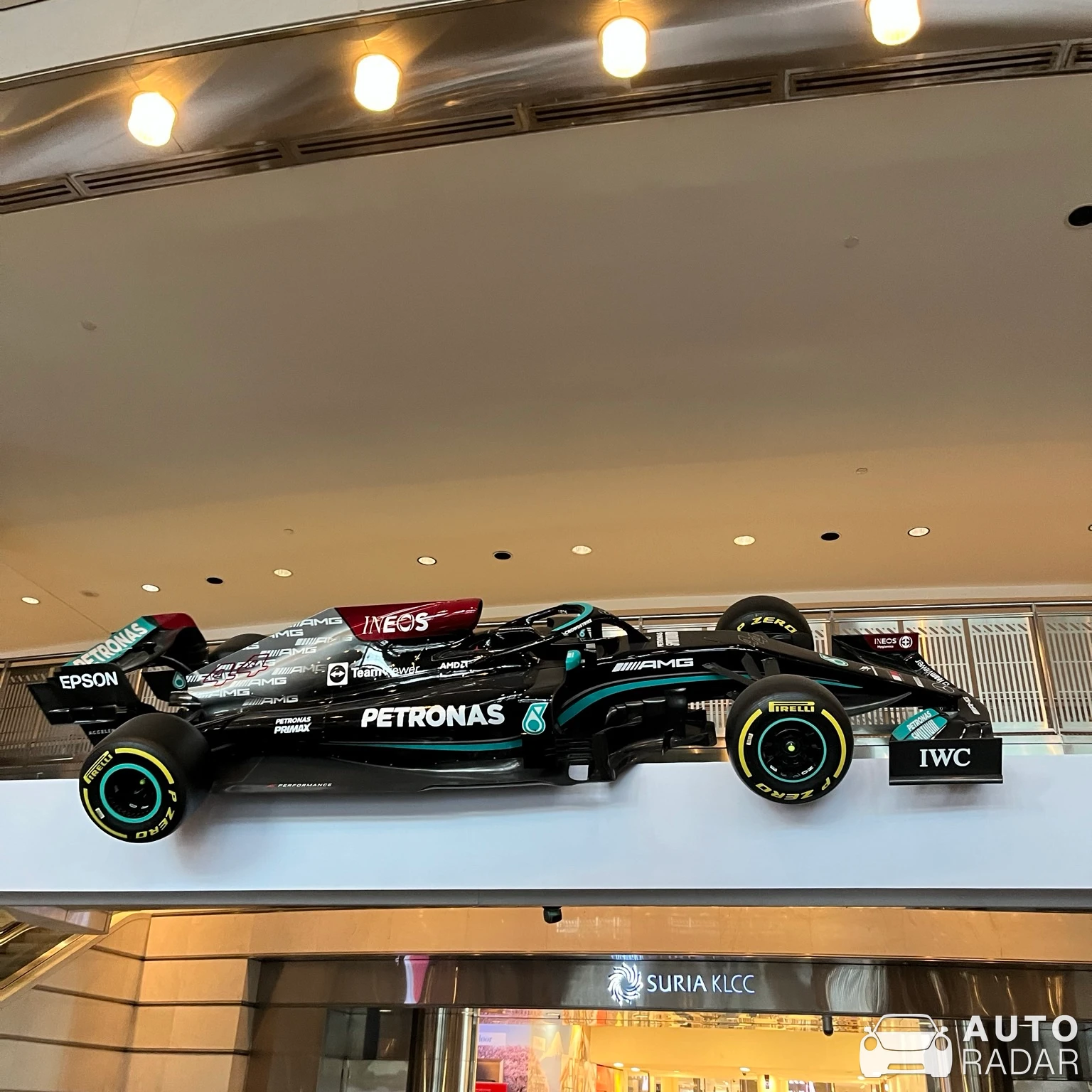 Mercedes-AMG F1 spotted in Kuala Lumpur