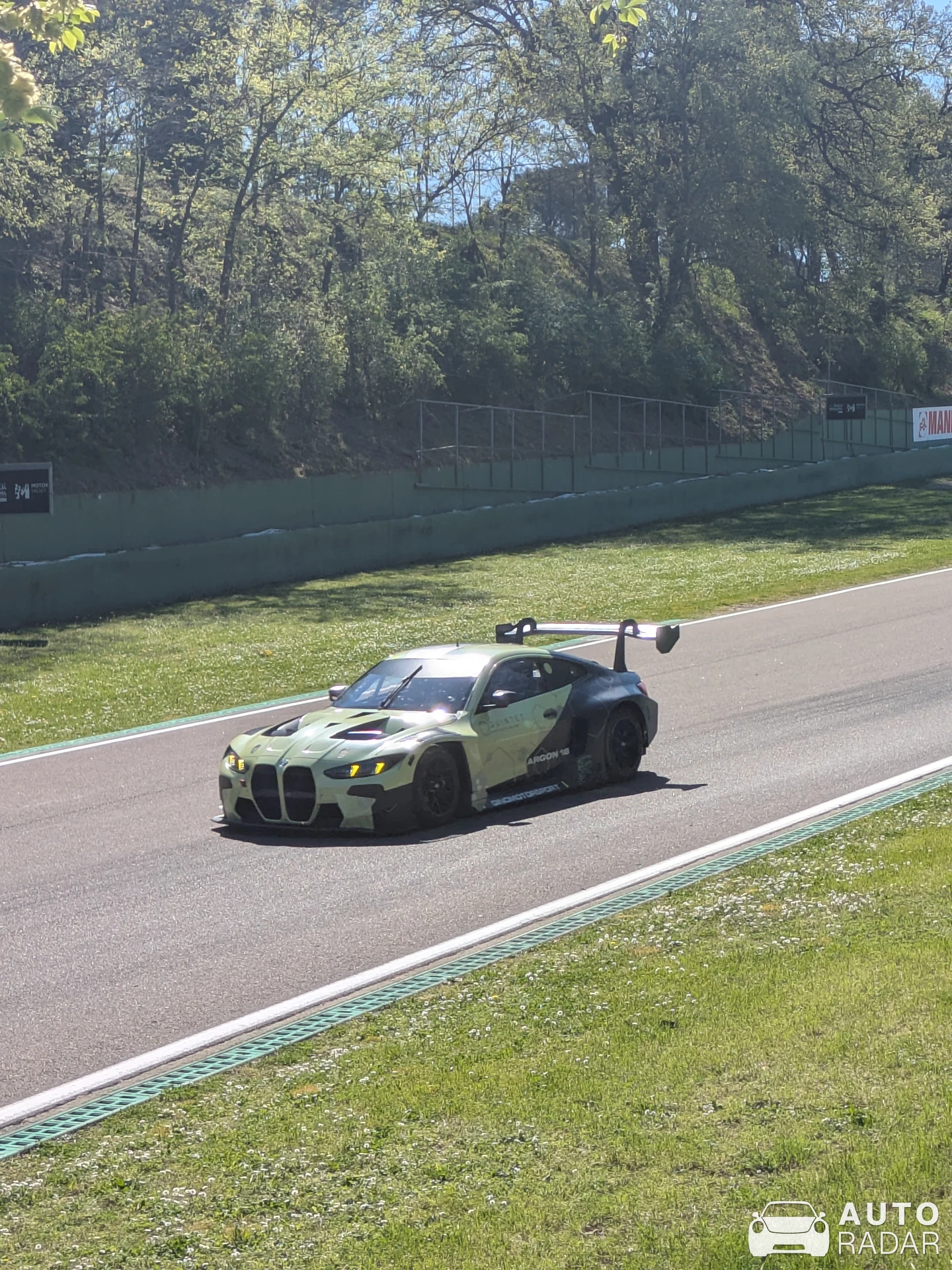 BMW M4 G82 GT3 spotted in Imola