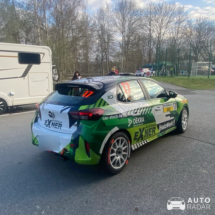 Opel Corsa Rally4 spotted in Stollberg/Erzgebirge