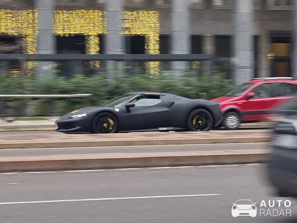 Ferrari 296 GTS spotted in Milano, Italy