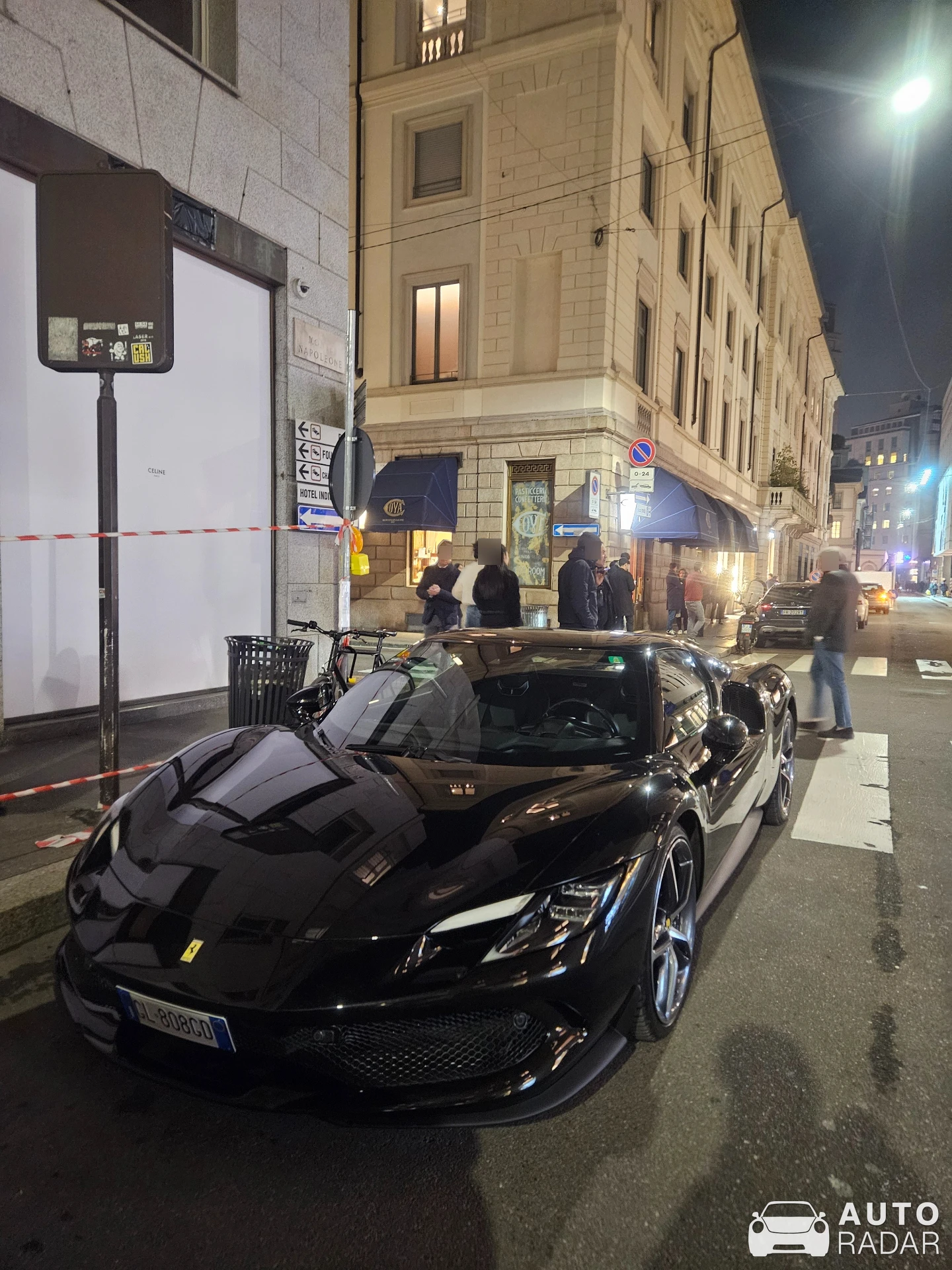 Ferrari 296 GTB spotted in Milano, Włochy