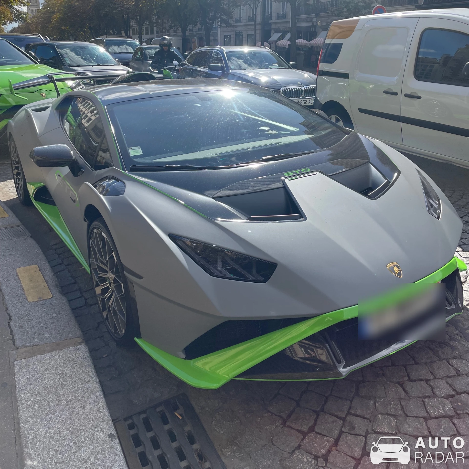 Lamborghini Huracán LP640-2 STO spotted in Paris, France