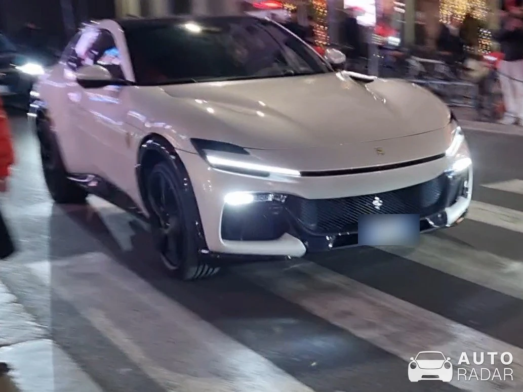 Ferrari Purosangue spotted in Milano, Italia