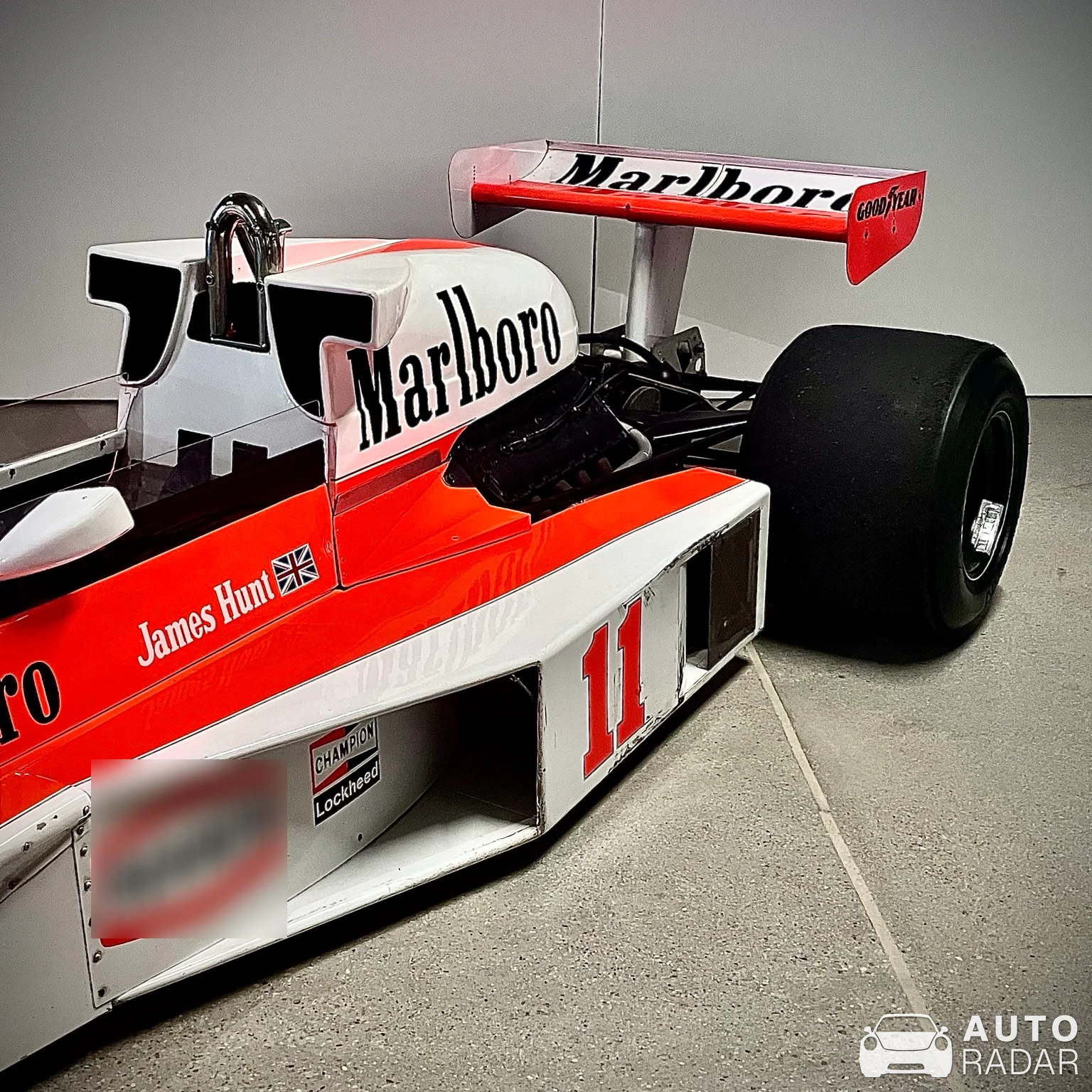 McLaren M23 spotted in Fraubrunnen