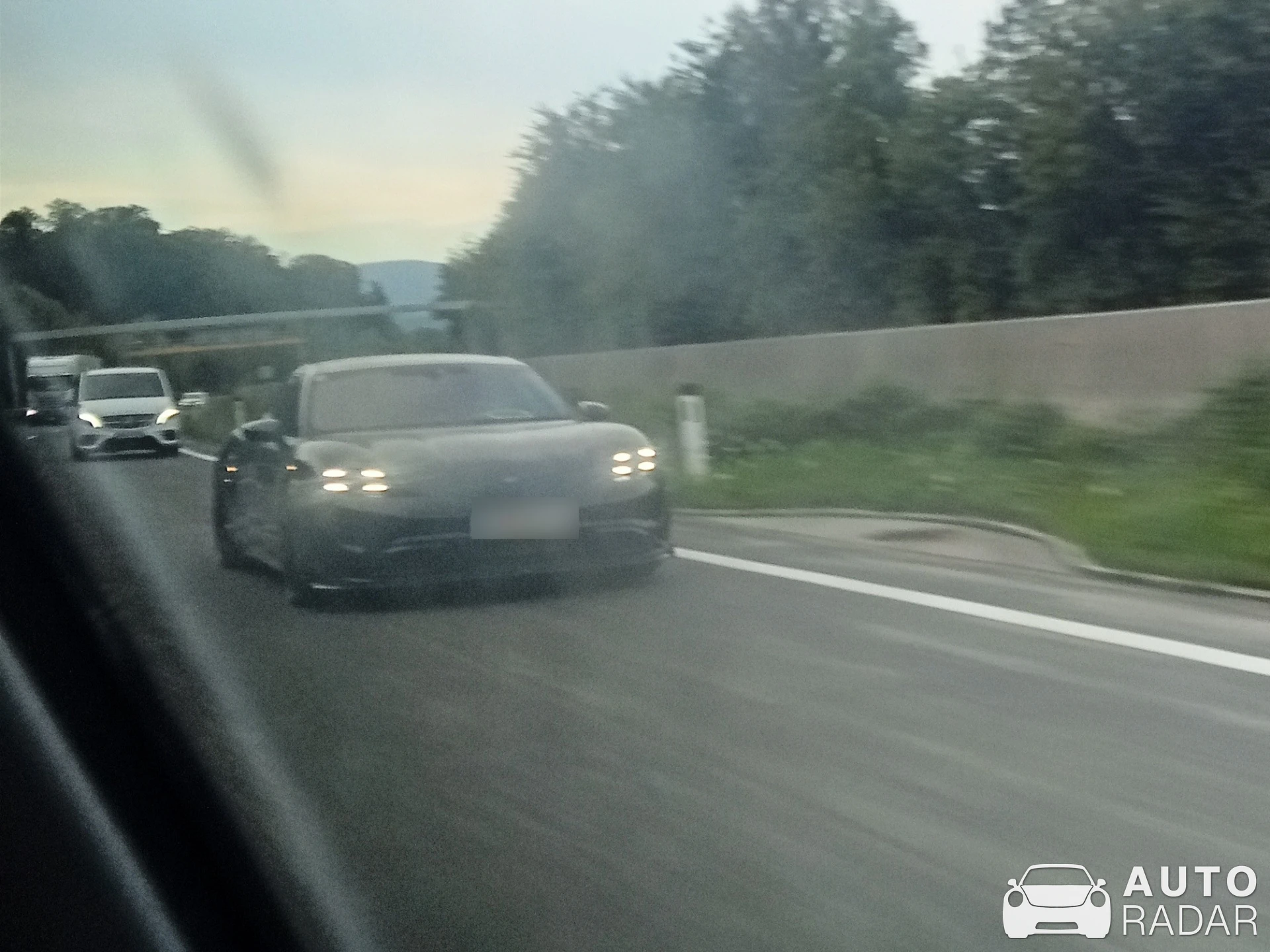Porsche Taycan Turbo S spotted in Abtenau, Austria