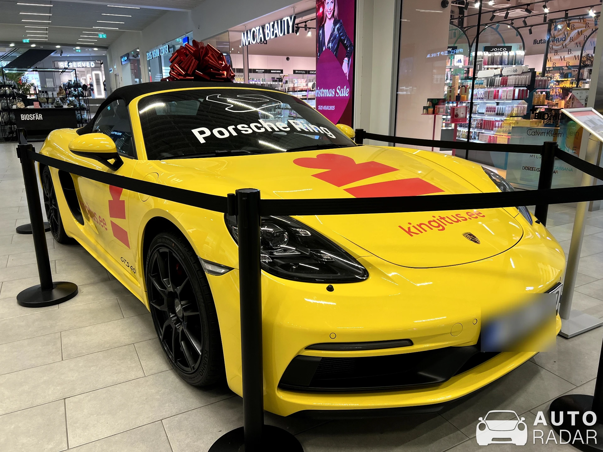Porsche 718 Boxster GTS 4.0 spotted in Tallinn, Estonia