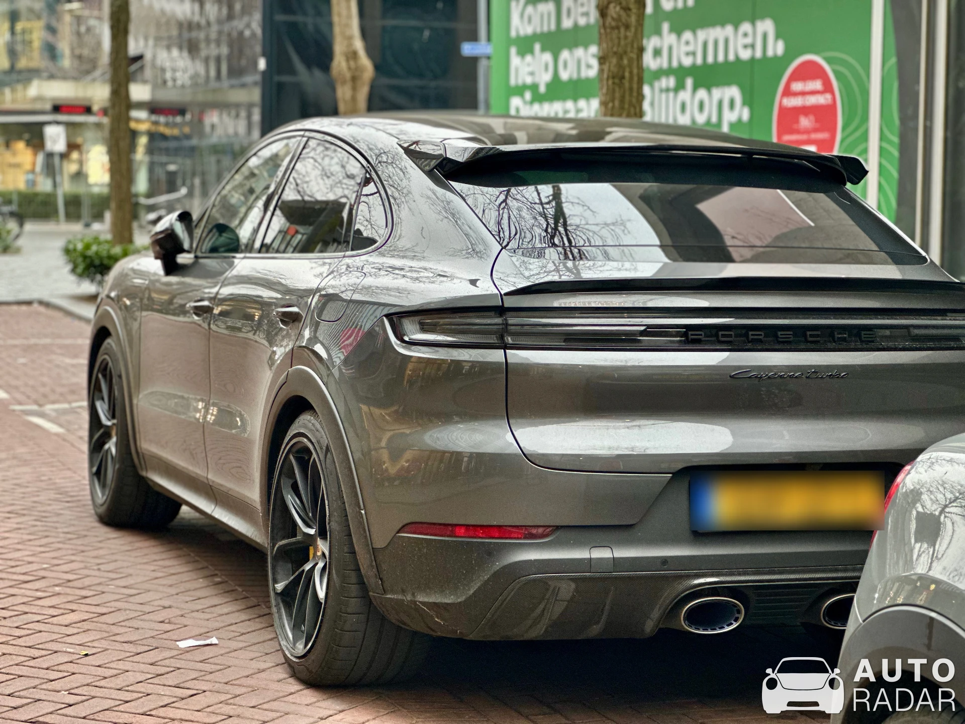Porsche Cayenne Coupé Turbo E-Hybrid spotted in Rotterdam, Netherlands