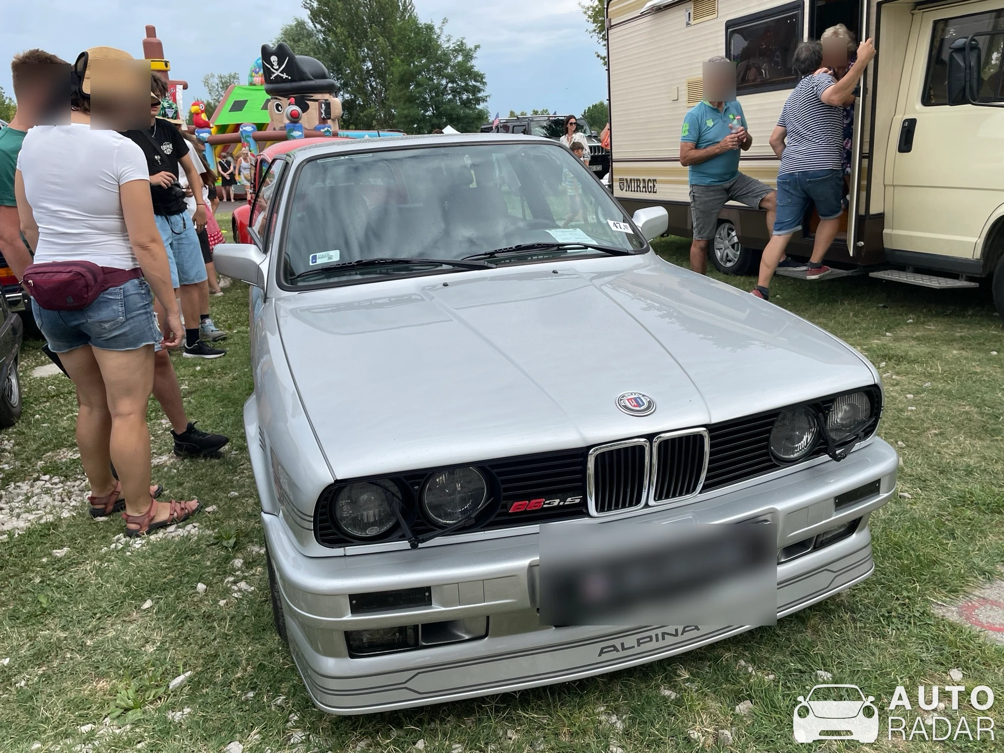 Alpina B6 3.5 E30 spotted in Budapest