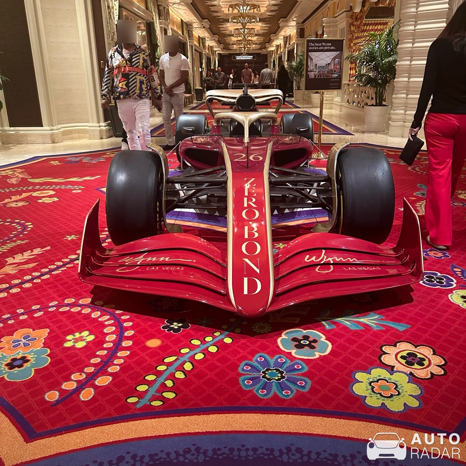 Pirelli 2022 F1 Showcar spotted in Las Vegas