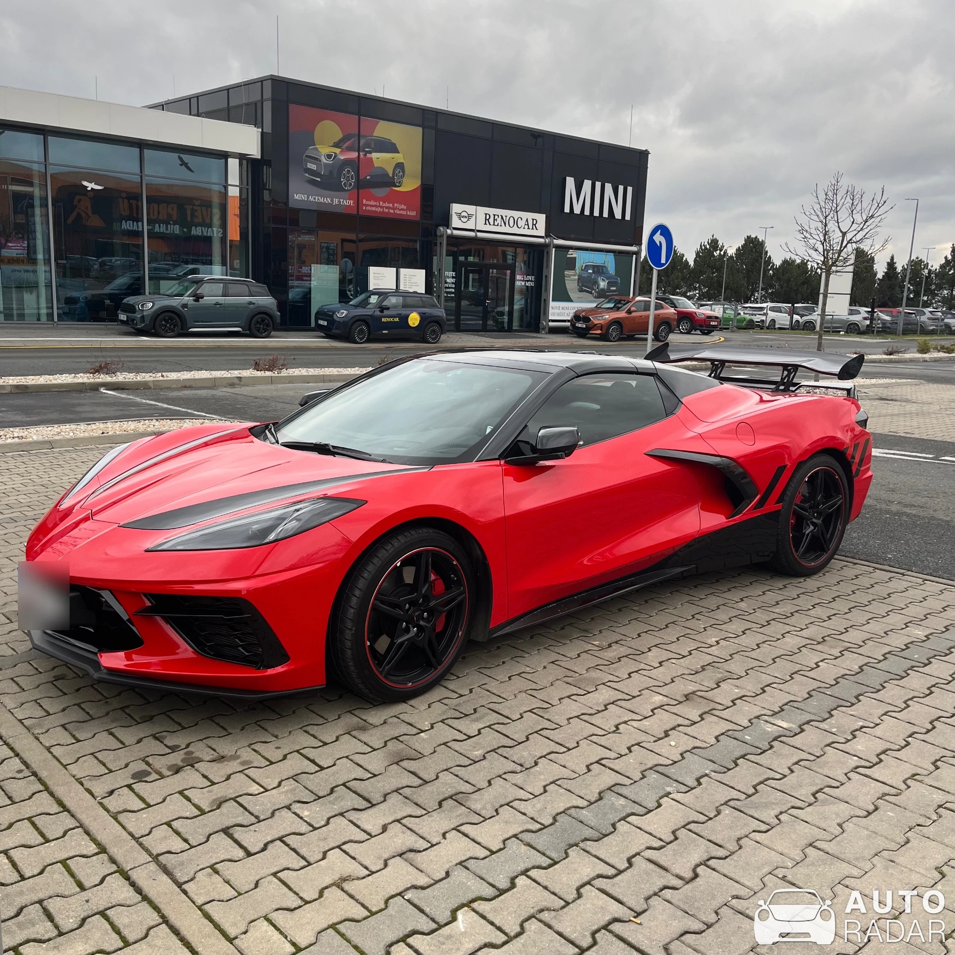 Chevrolet Corvette C8 spotted in Praha-Čestlice, Česko