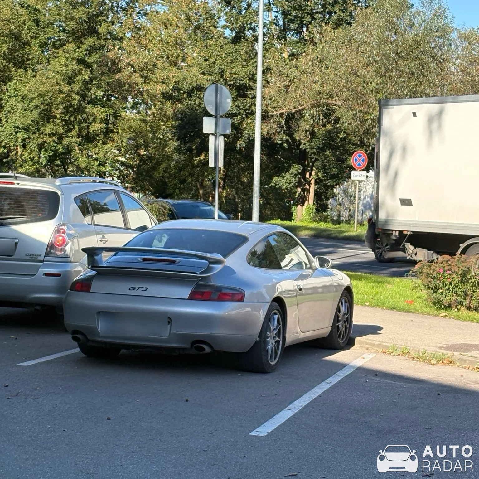 Porsche 996 GT3 spotted in Rīga, Латвия