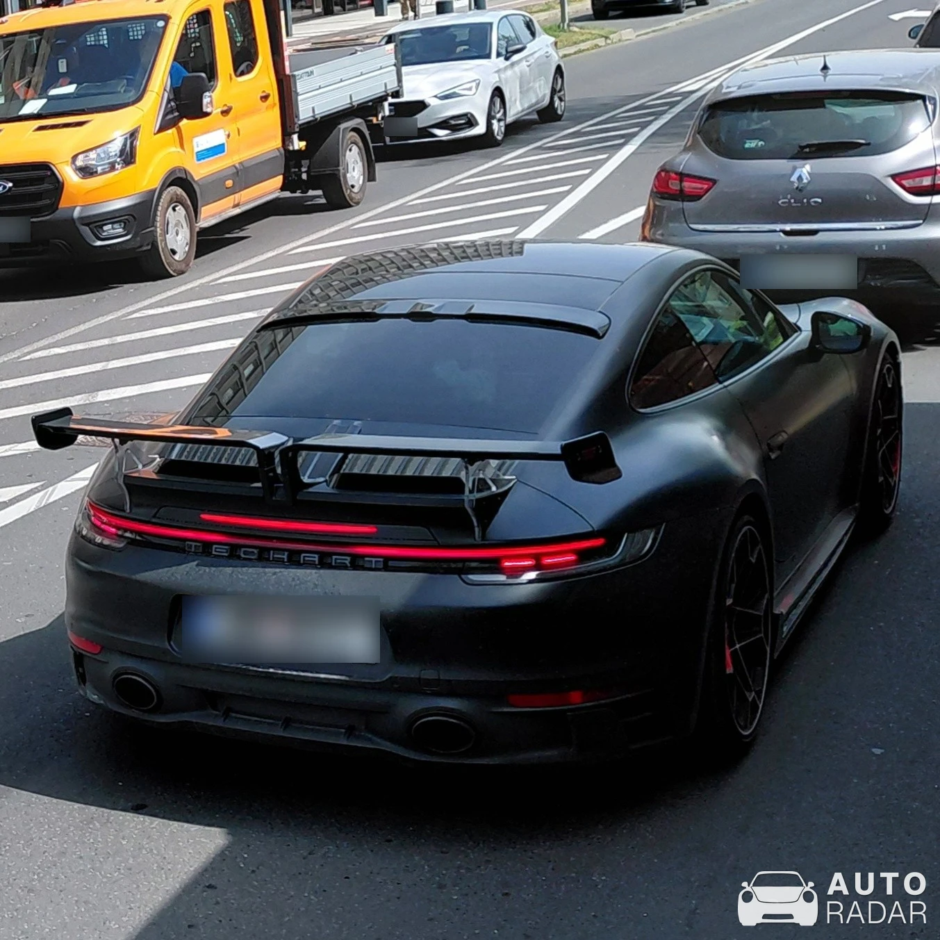 Porsche TechArt 992 Carrera 4S spotted in Maribor
