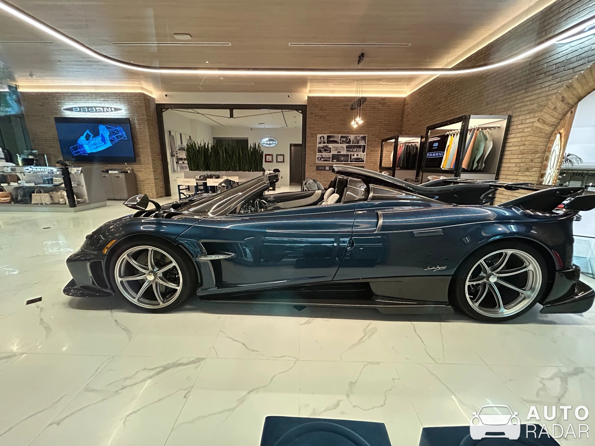 Pagani Huayra Imola Roadster spotted in Coral Gables