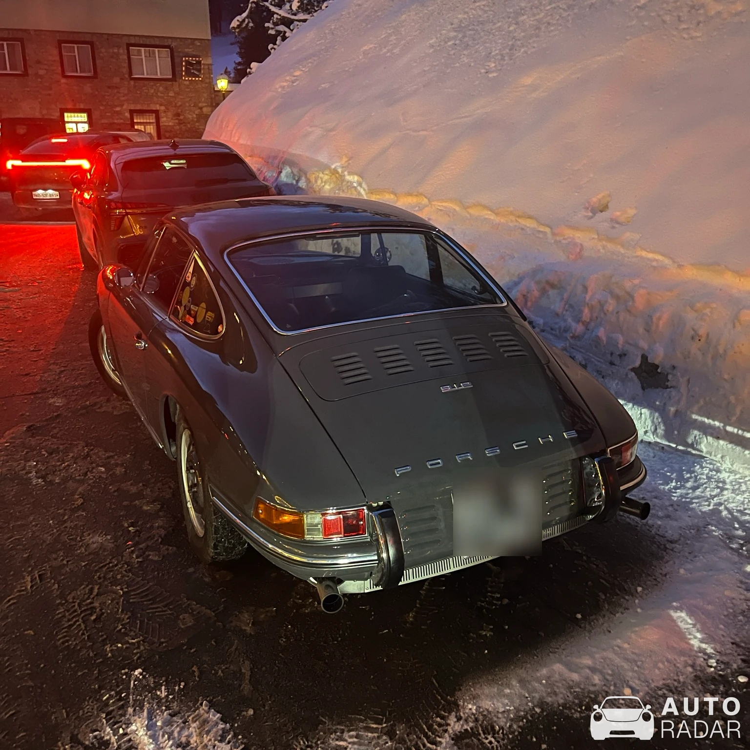 Porsche 912 spotted in Sankt Moritz, Svizzera
