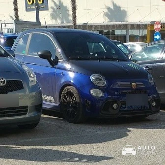 Abarth 595 spotted in Zona Industriale, Italy