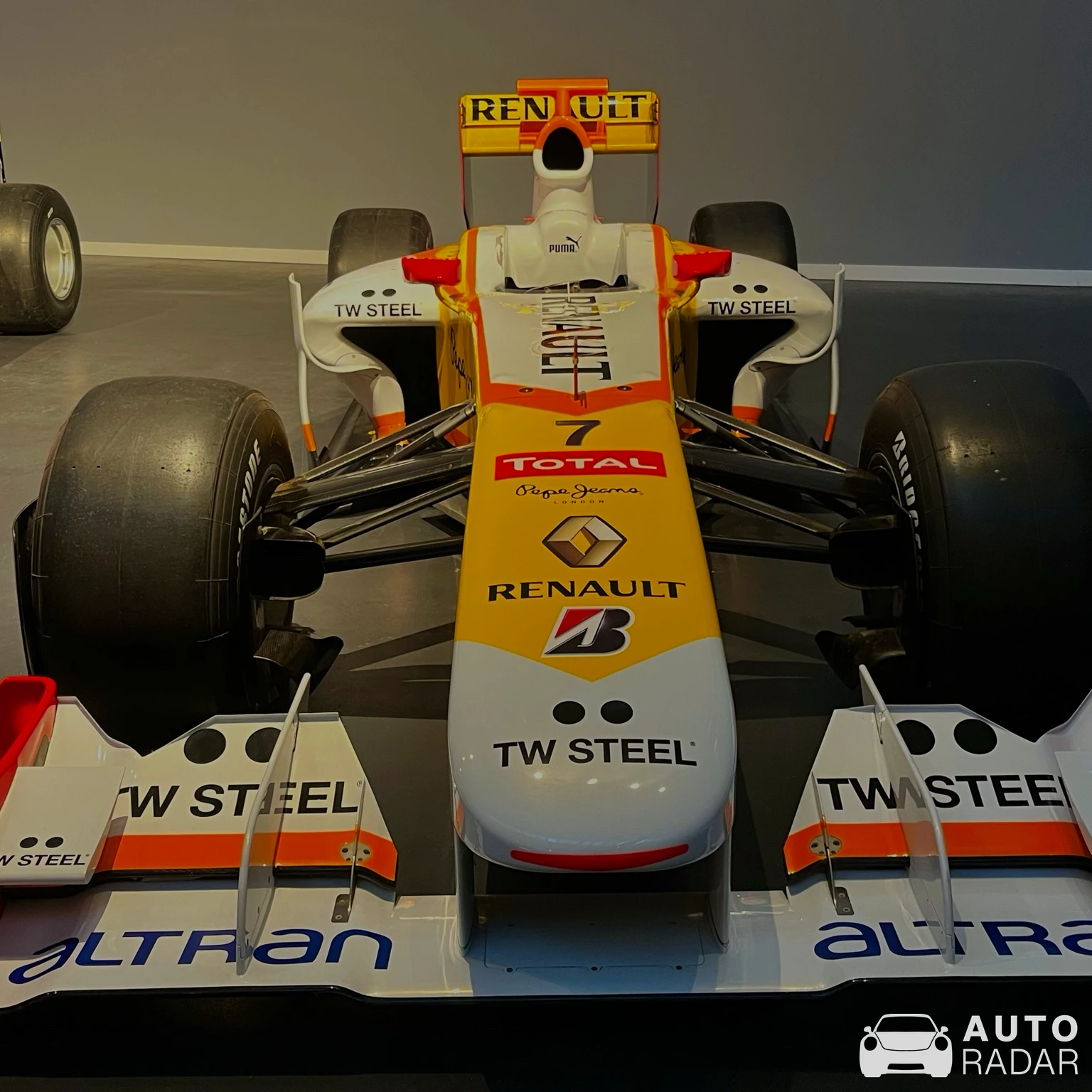 Renault F1 R29 spotted in Mulhouse