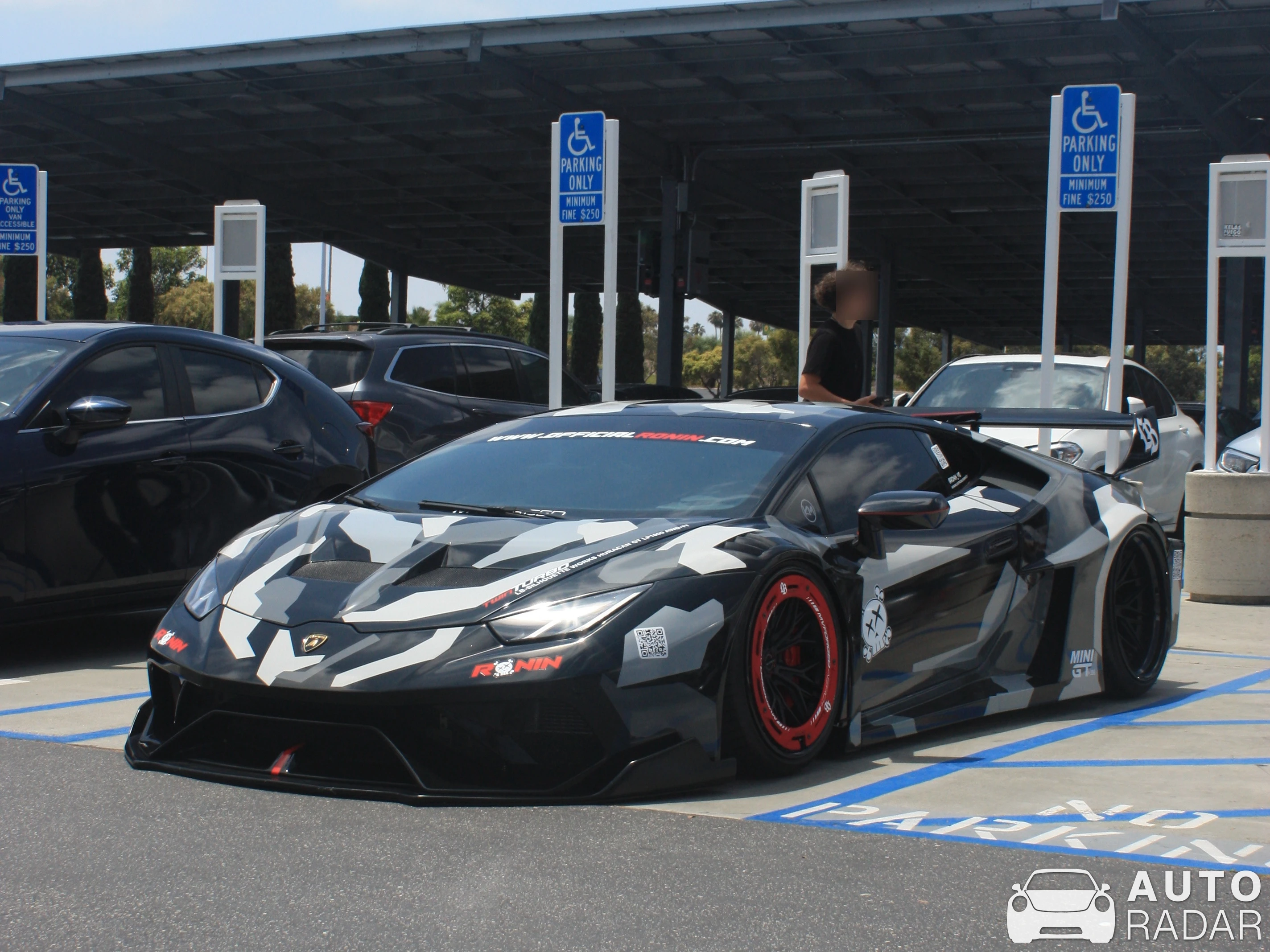 Lamborghini Huracán LP610-4 Spyder Liberty Walk spotted in Hermosa Beach