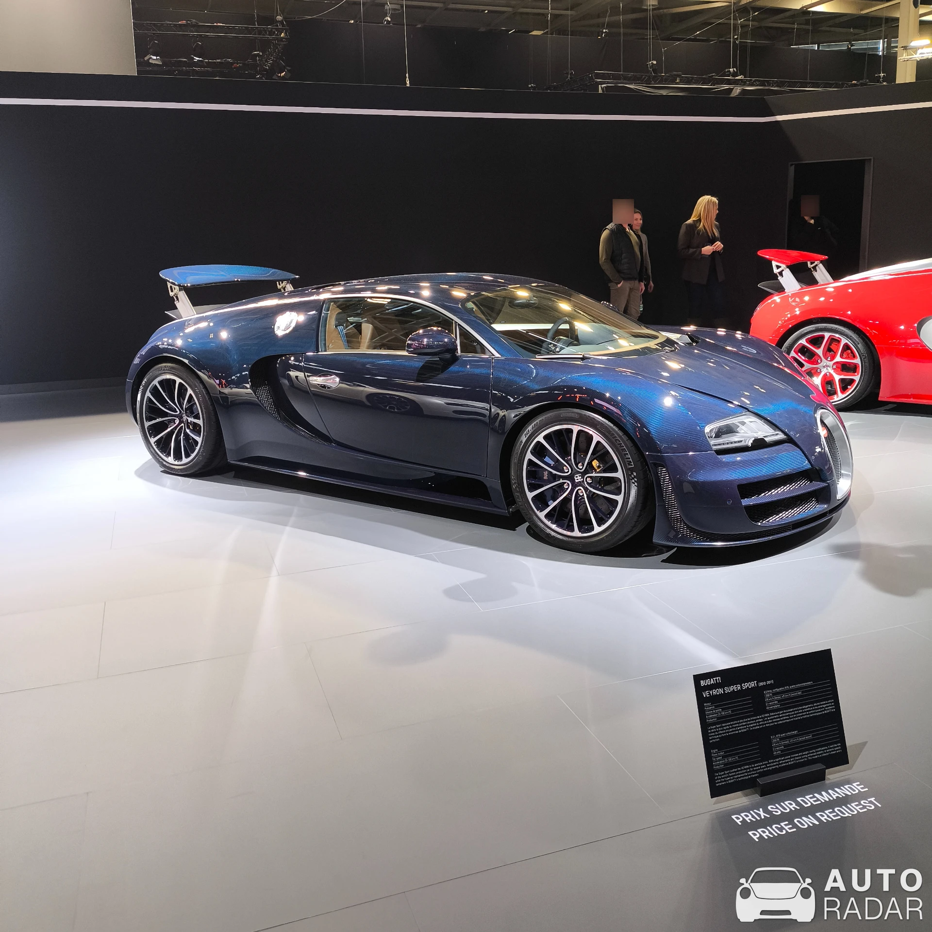 Bugatti Veyron 16.4 Super Sport spotted in Paris, France